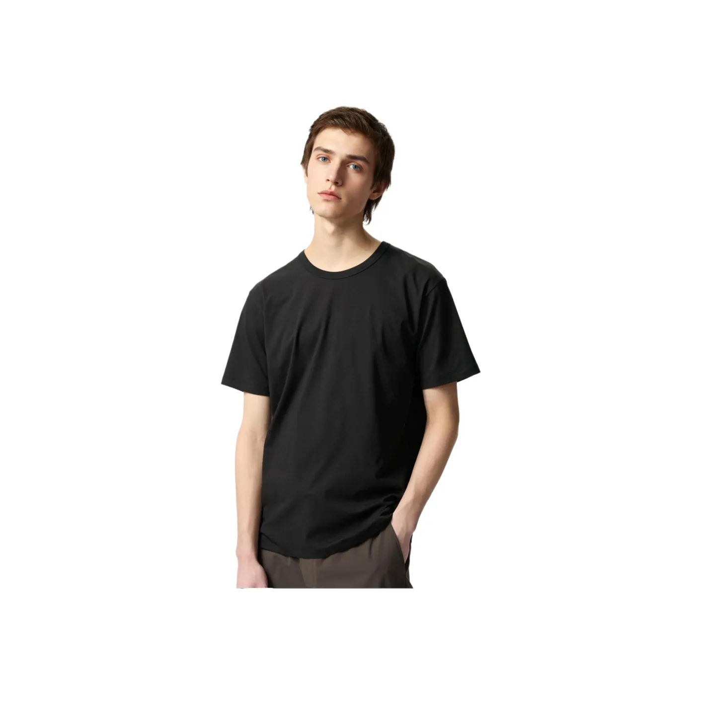 UNIQLO AIRism Mesh Series T Shirt Men's Black