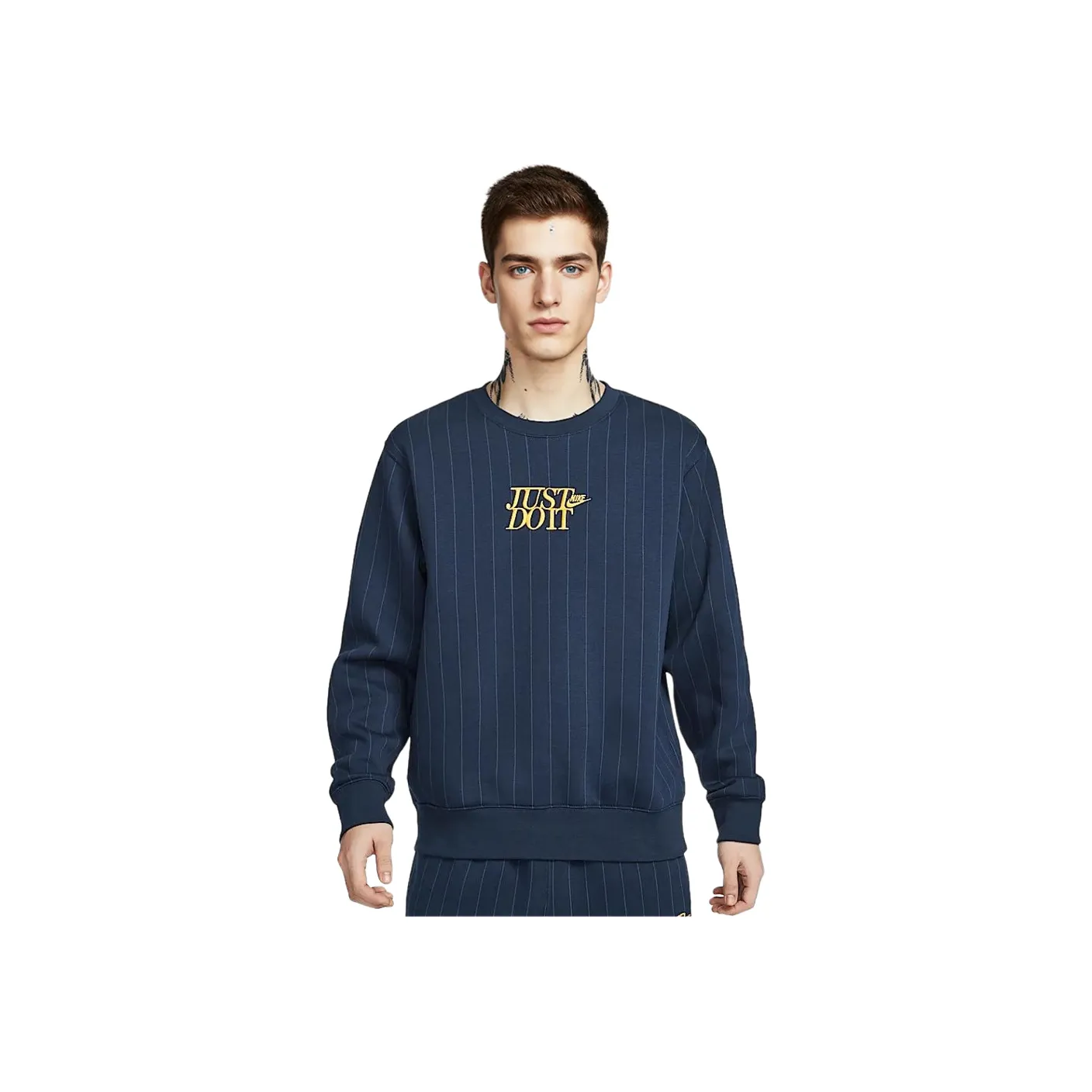 Nike Клуб FW24 Толстовка Мужская Obsidian University Gold