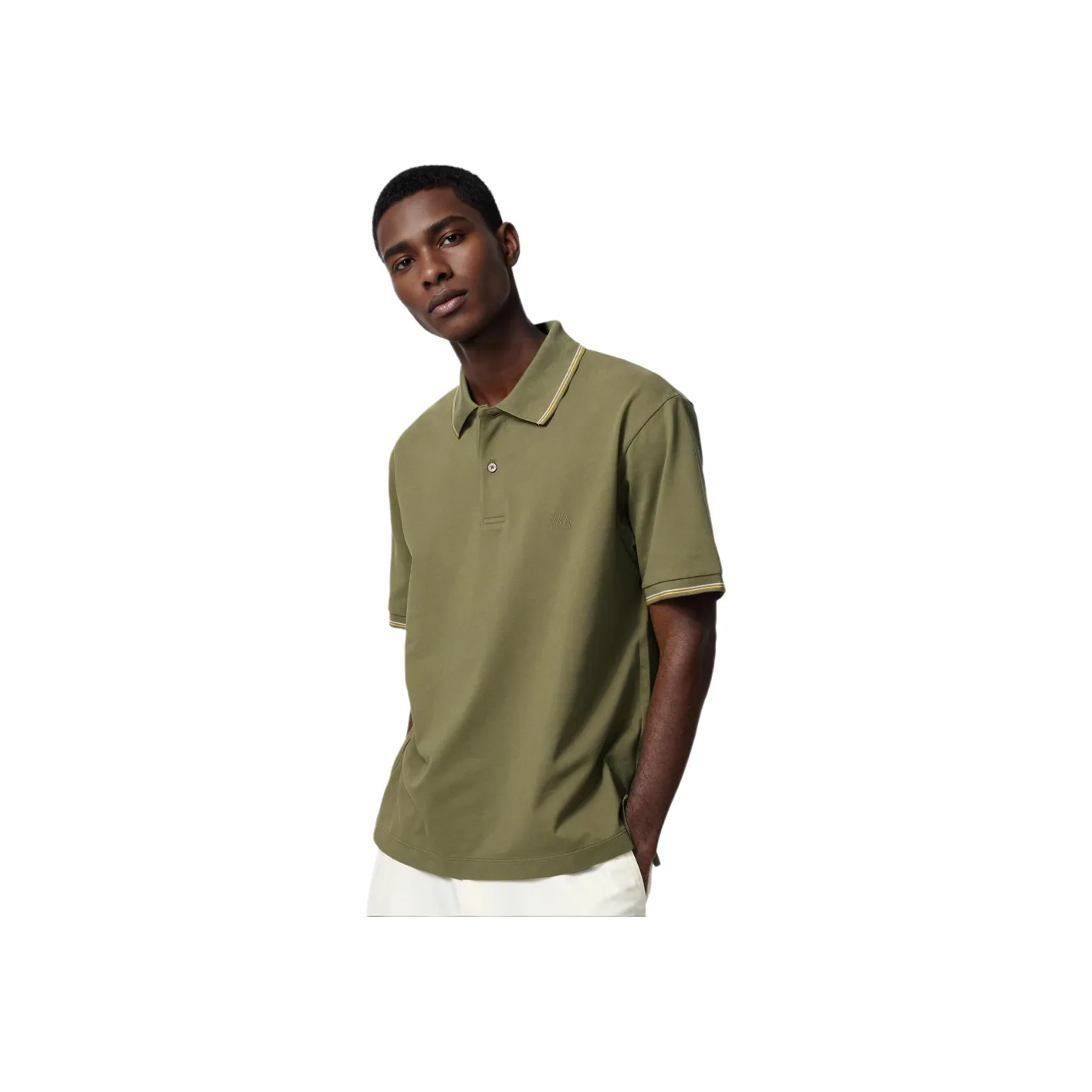 UNIQLO x JW Anderson SS25 Polo Shirt Unisex Olive Green