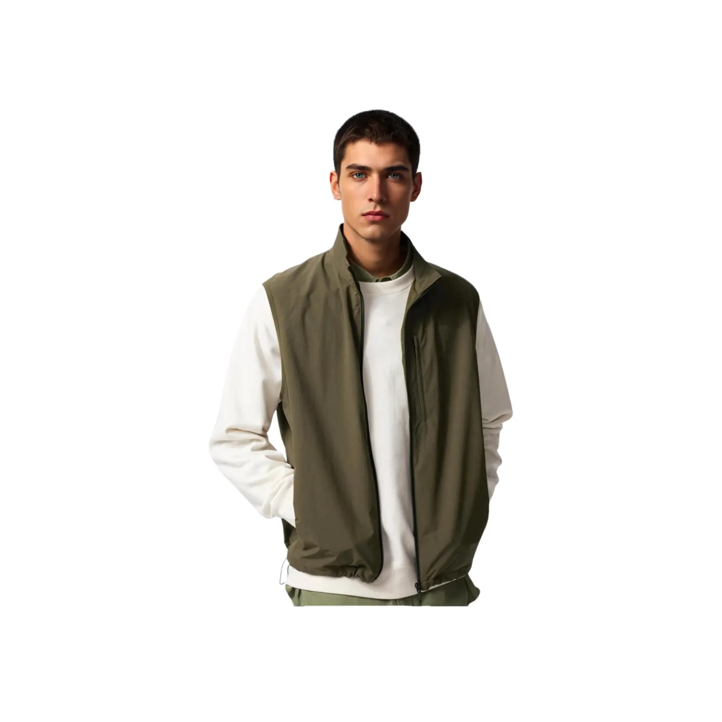 UNIQLO Vests Unisex Olive