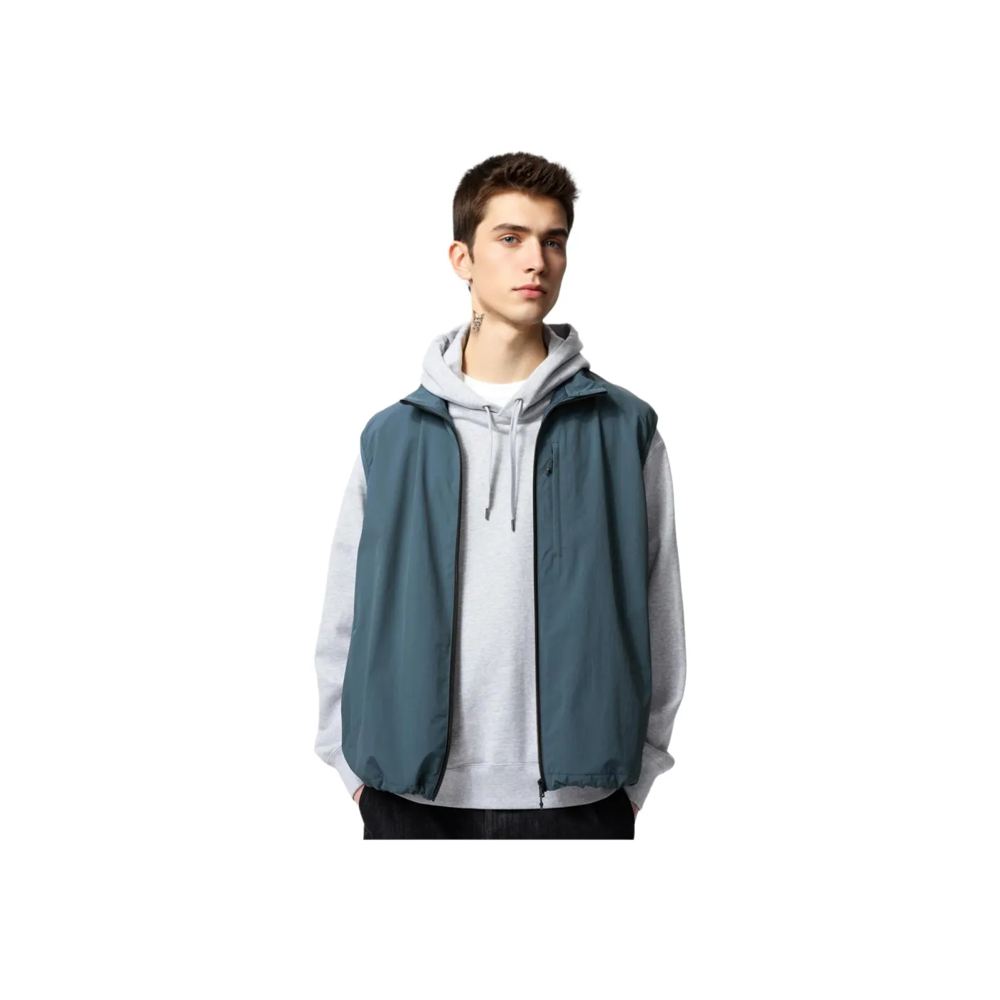 UNIQLO Vests Unisex Sea Blue