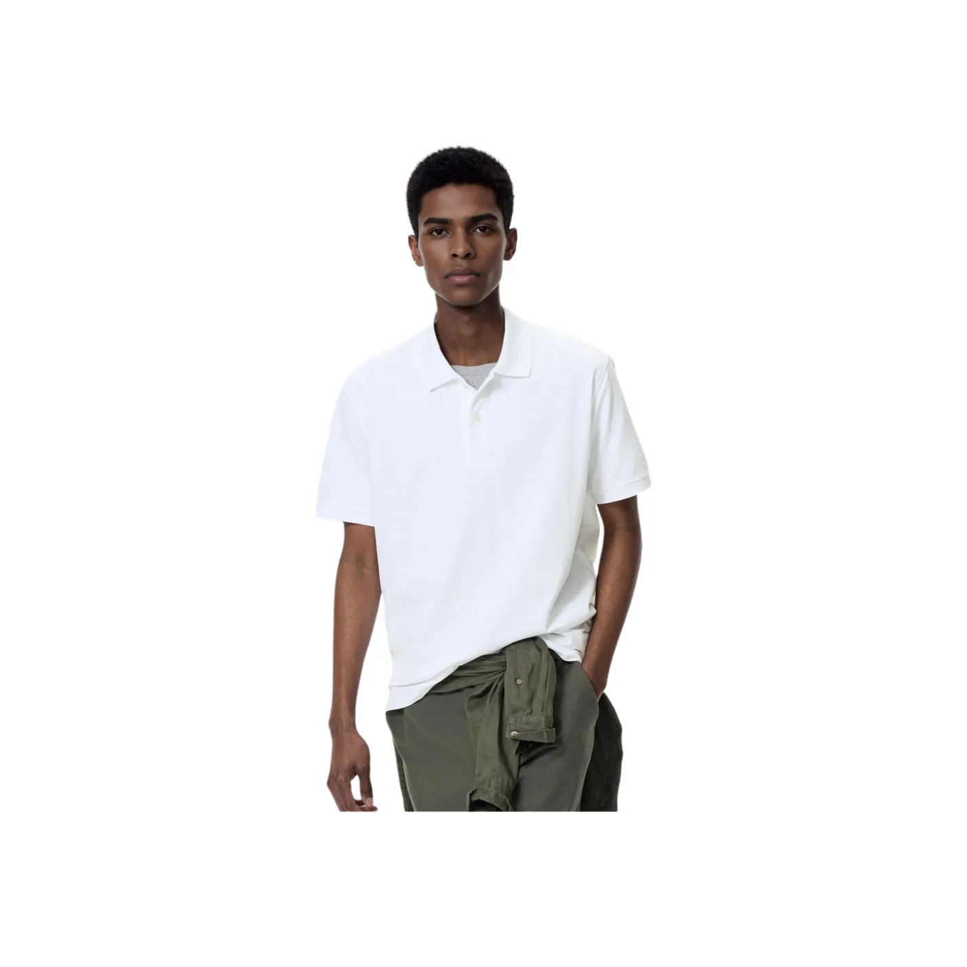 UNIQLO Polo Shirts Unisex White