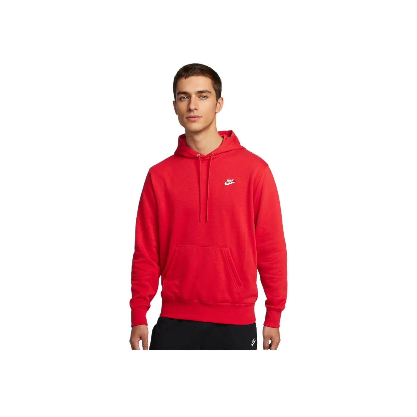 nike Club Futura Свитшот Мужской Университетский Красный Университетский Красный Белый