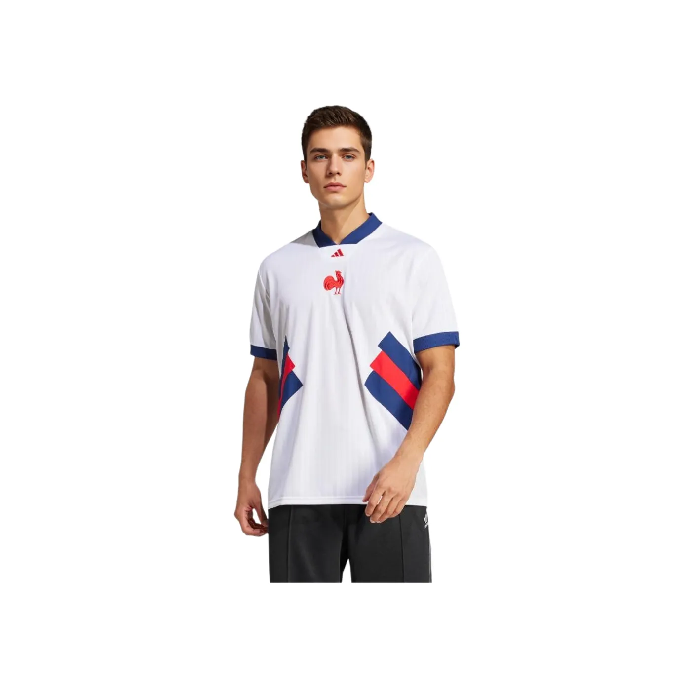 Adidas Rugby Jerseys Men White/Dark Blue