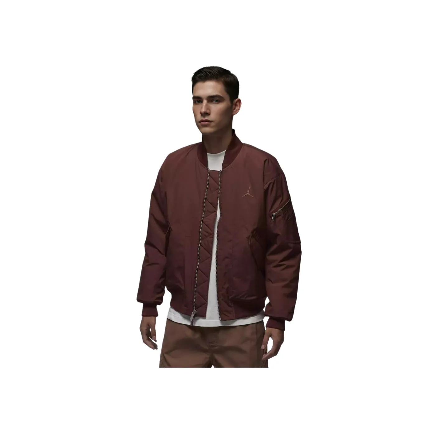 JORDAN Renegade Essentials SS25 Пуховая куртка Мужская Пони Коричневый