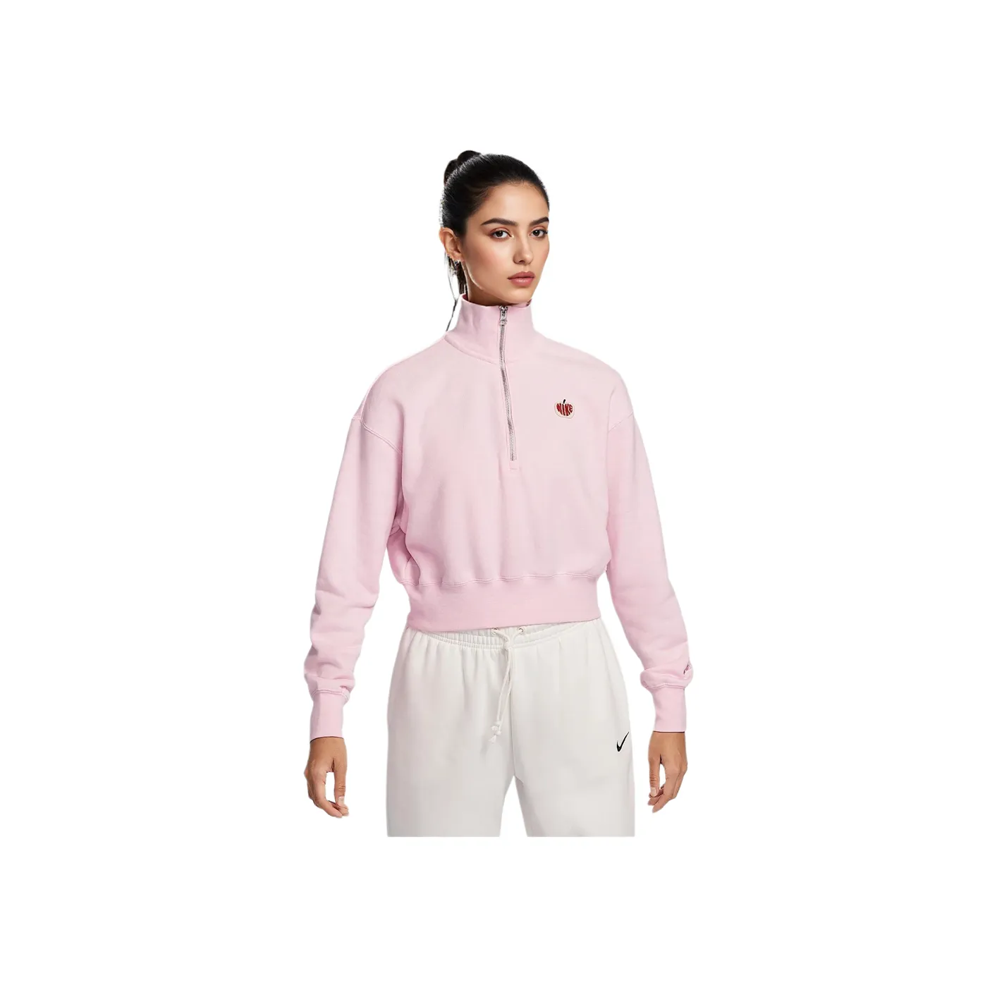 Nike Sportswear Phoenix Fleece Толстовка Женская Розовая Foam