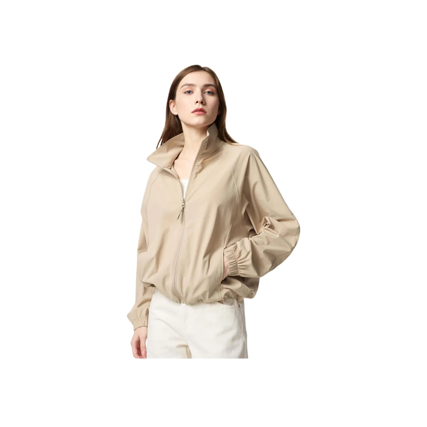 UNIQLO Куртки и Пальто Женские Бежевые