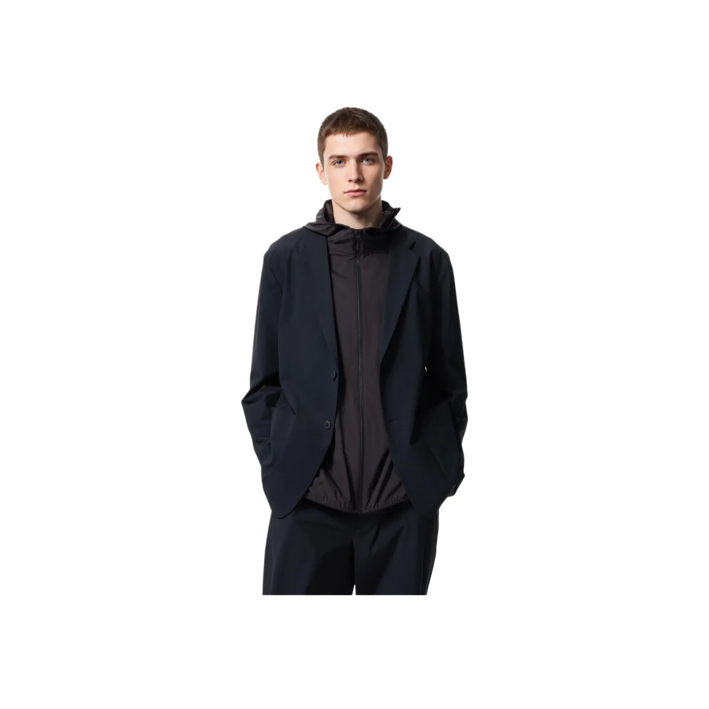 UNIQLO Бизнес-костюм мужской черный