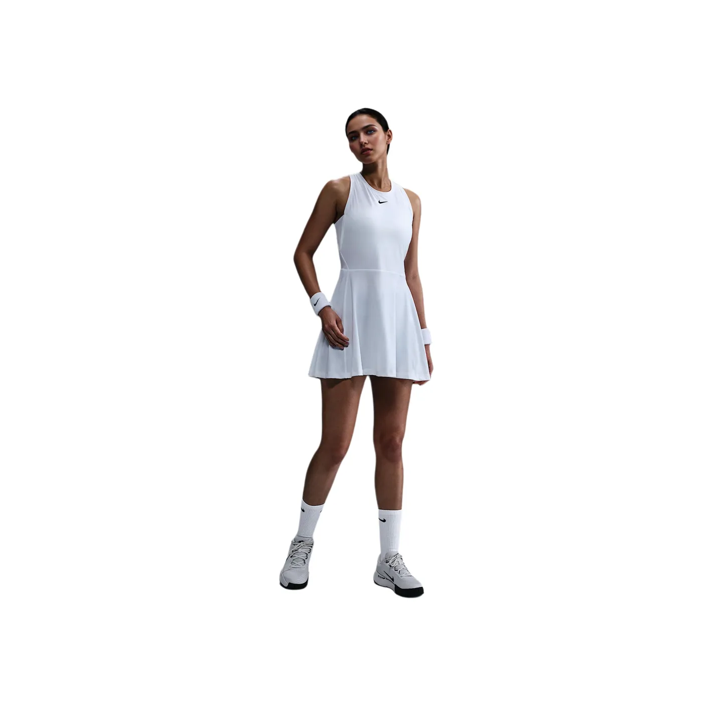 Nike Clothing Sleeveless Dresses Women's White