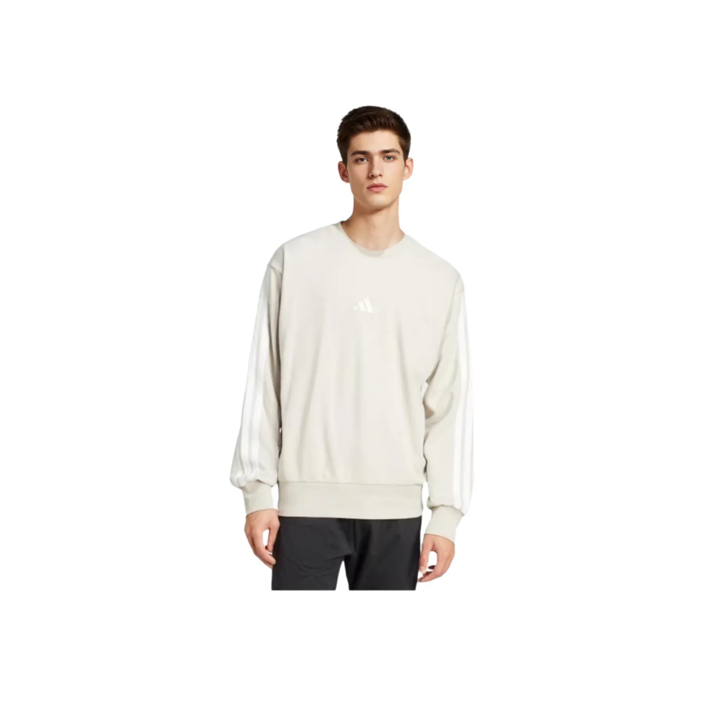 Adidas Essentials Толстовка Мужской Алюминиевый оксид Белый