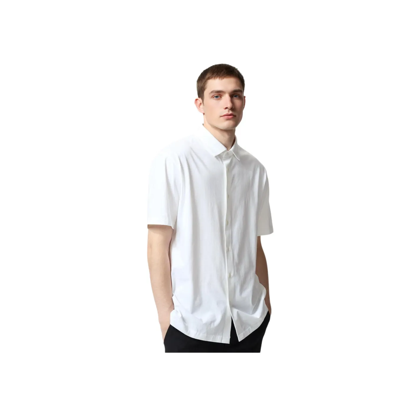 UNIQLO AIRism Mesh Series Shirt Unisex White