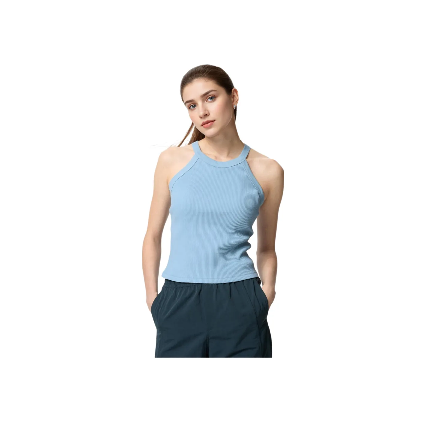UNIQLO Майка Женская Aqua Blue