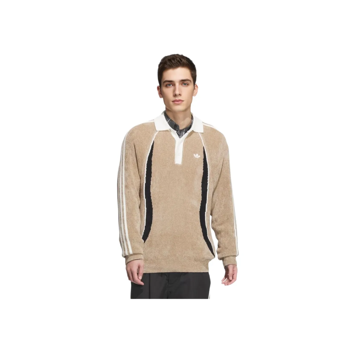 Adidas Originals FW24 Knitwear Men's Khaki Brown
