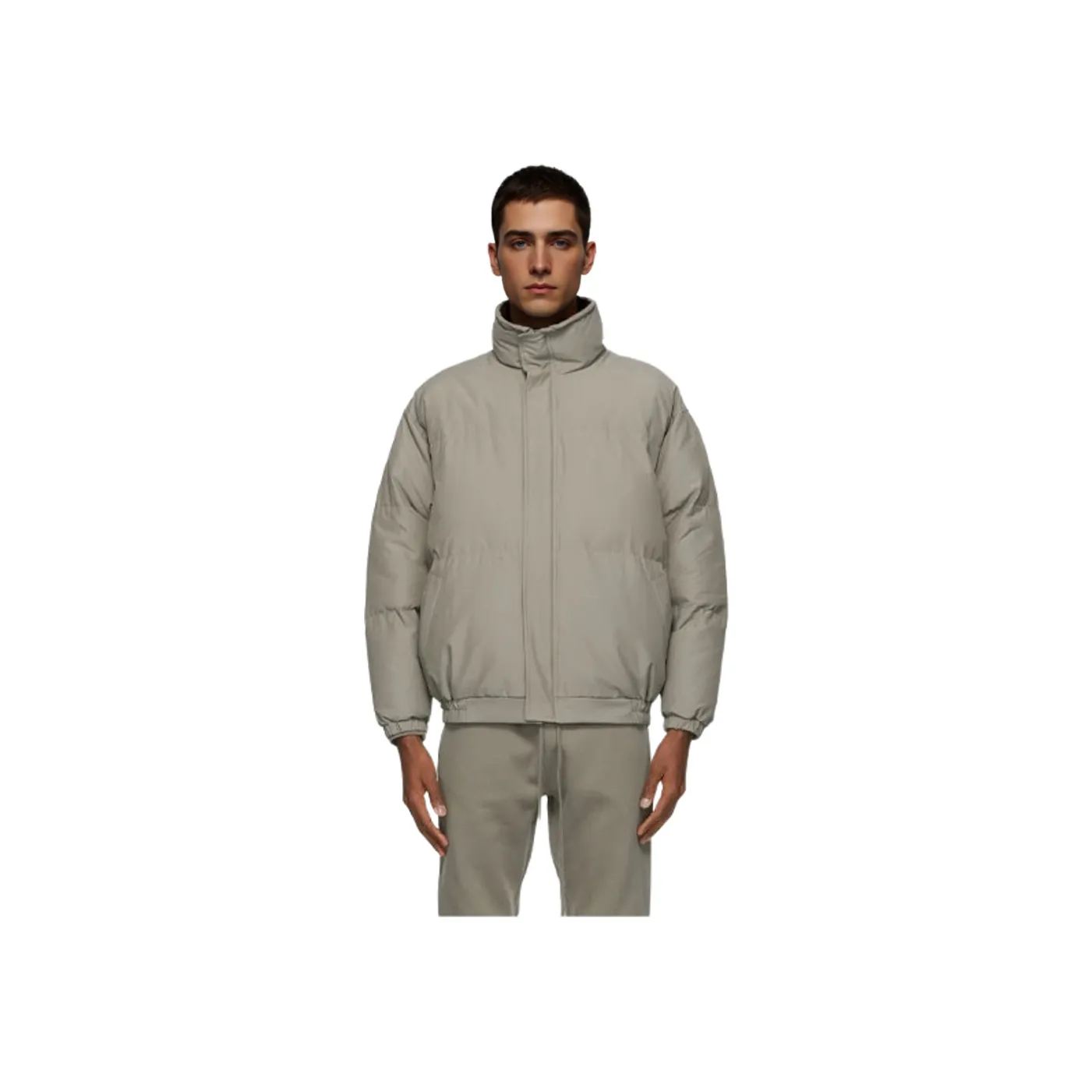 Fear Of God Essentials FW21 Puffer Jacket Men's Taupe