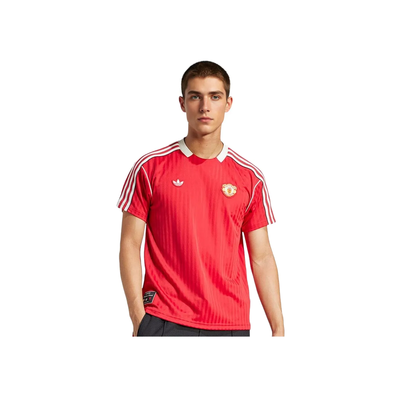 Adidas Free Shipping With AdiClub Manchester United Terrace Icons Jersey Gender Neutral