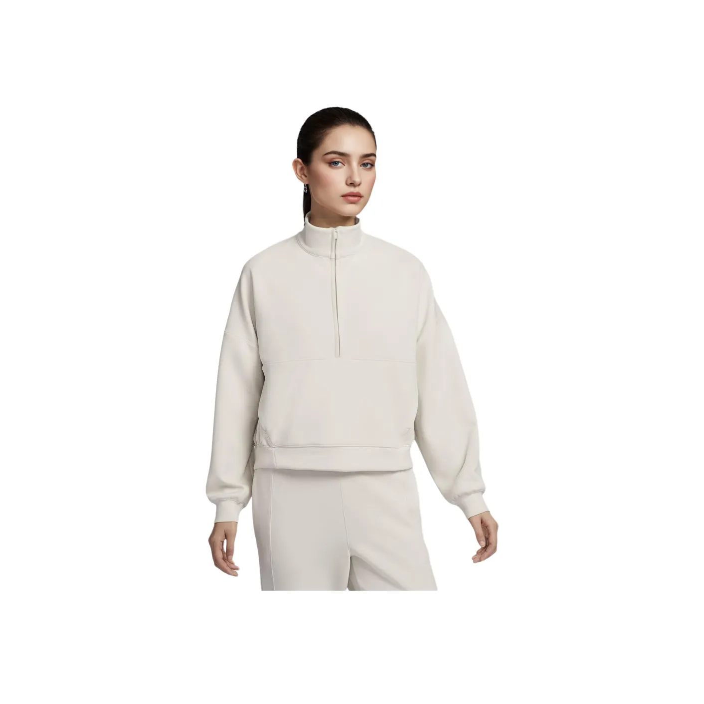 Nike 24.7 ImpossiblySoft Women's Dri-FIT Oversized 1/2-Zip Top