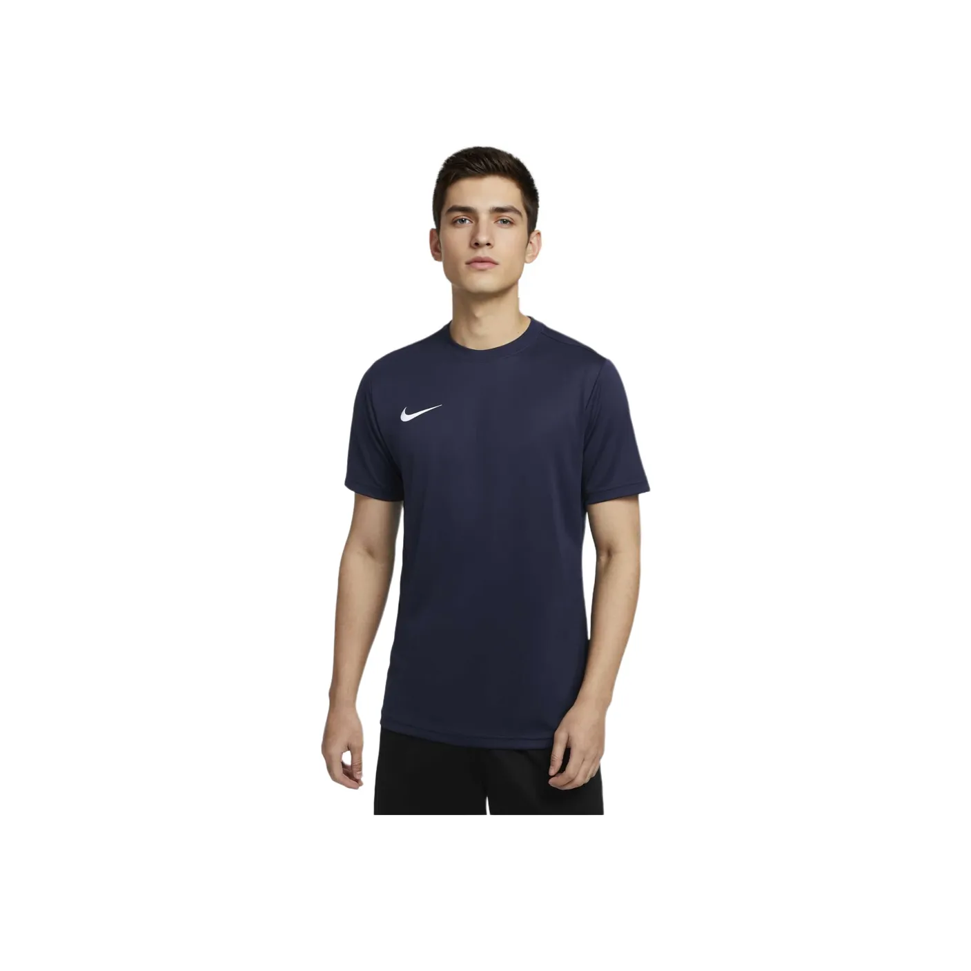 Nike Dri Fit SS25 T Рубашка Мужская Темно-синяя