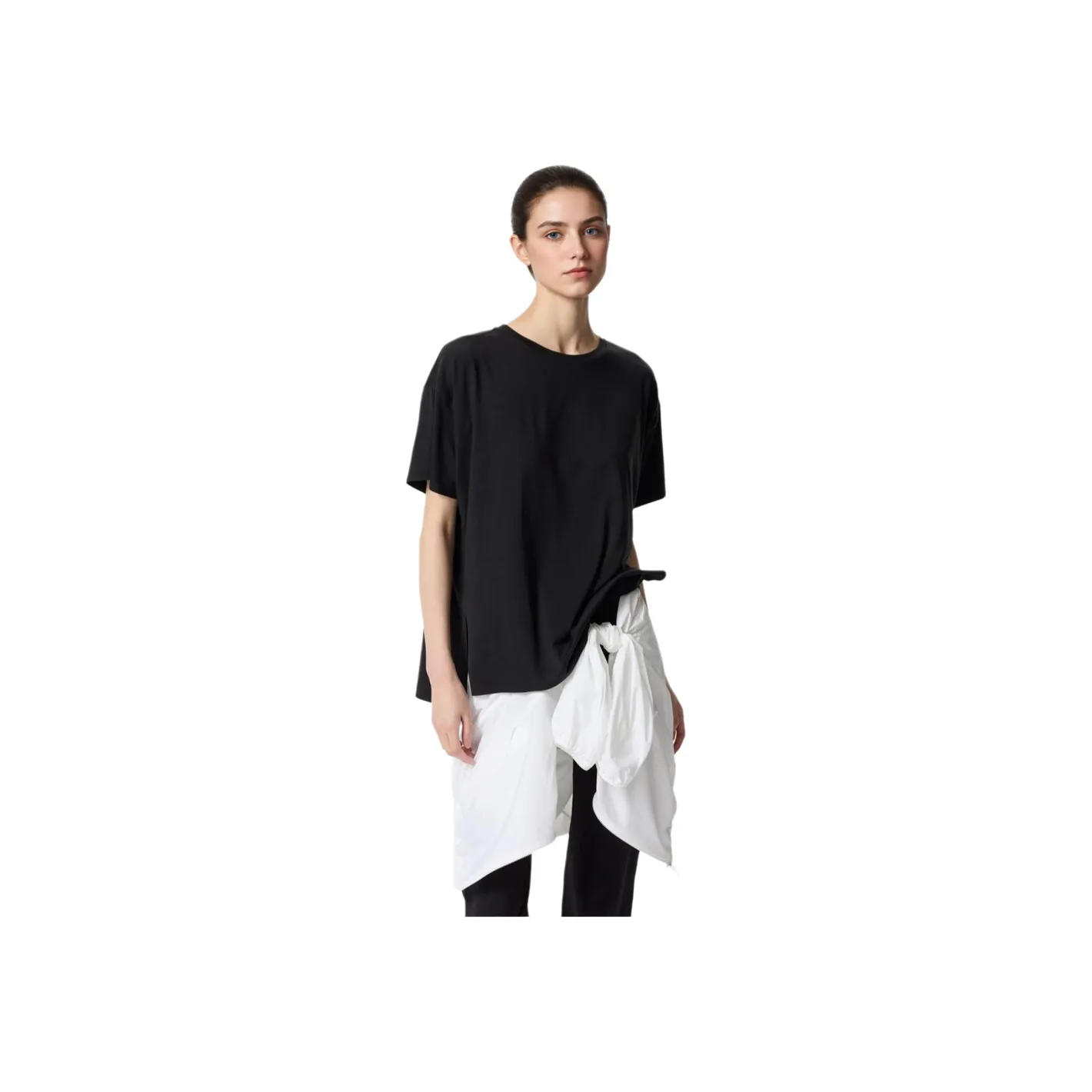 UNIQLO AIRism Mesh Series T-Shirt Женская Черная