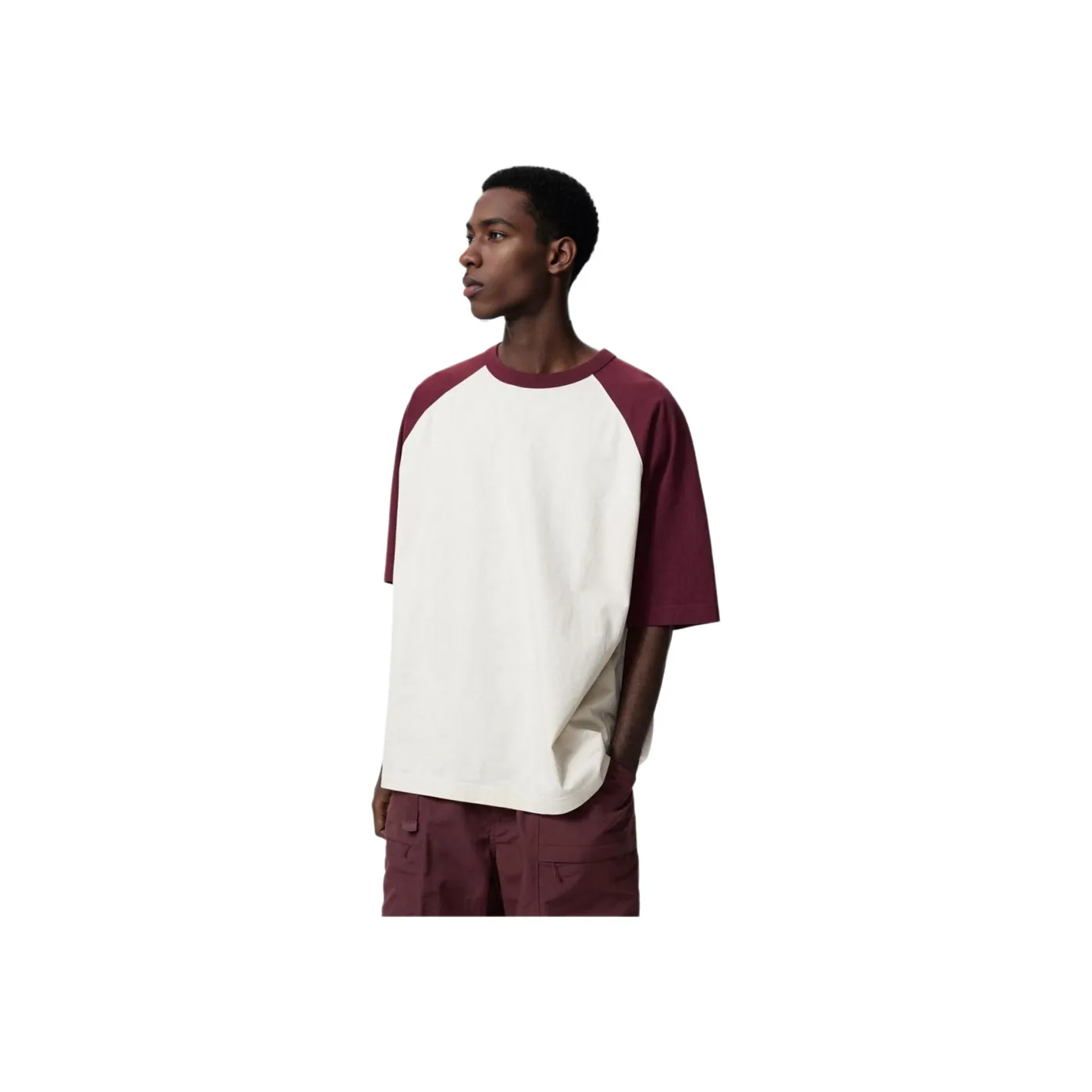 UNIQLO T Shirts Unisex Dark Red