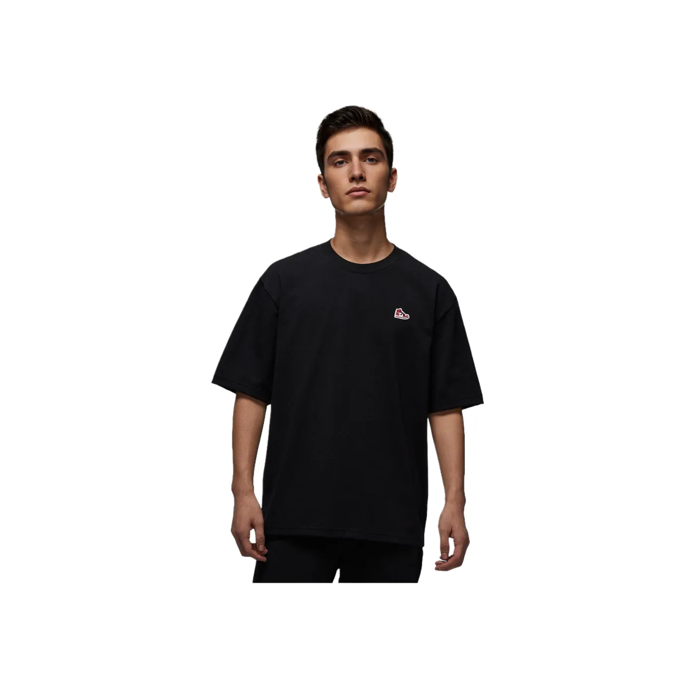 JORDAN BRAND T-Shirt Мужской Черный Campus Красный