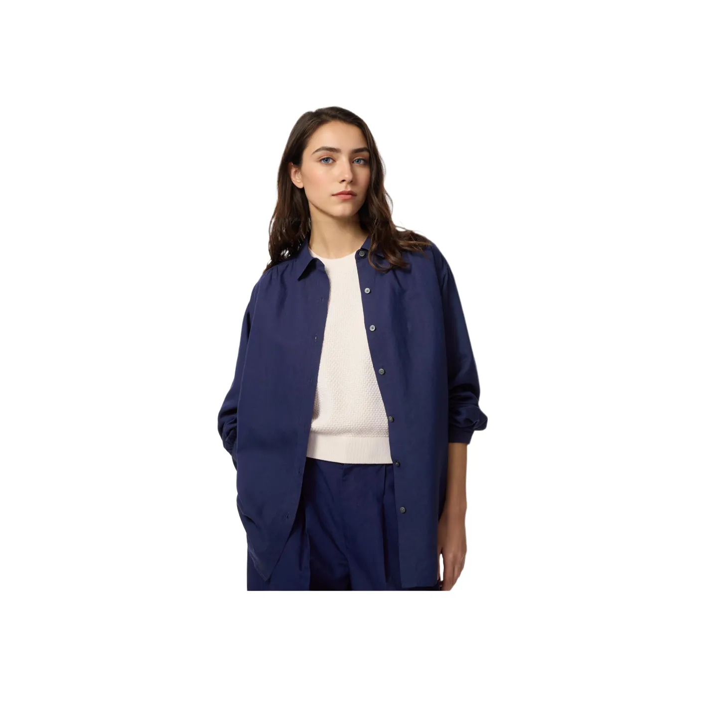 UNIQLO Comptoir Des Cotonniers Collaboration SS25 Shirt Women's Blue