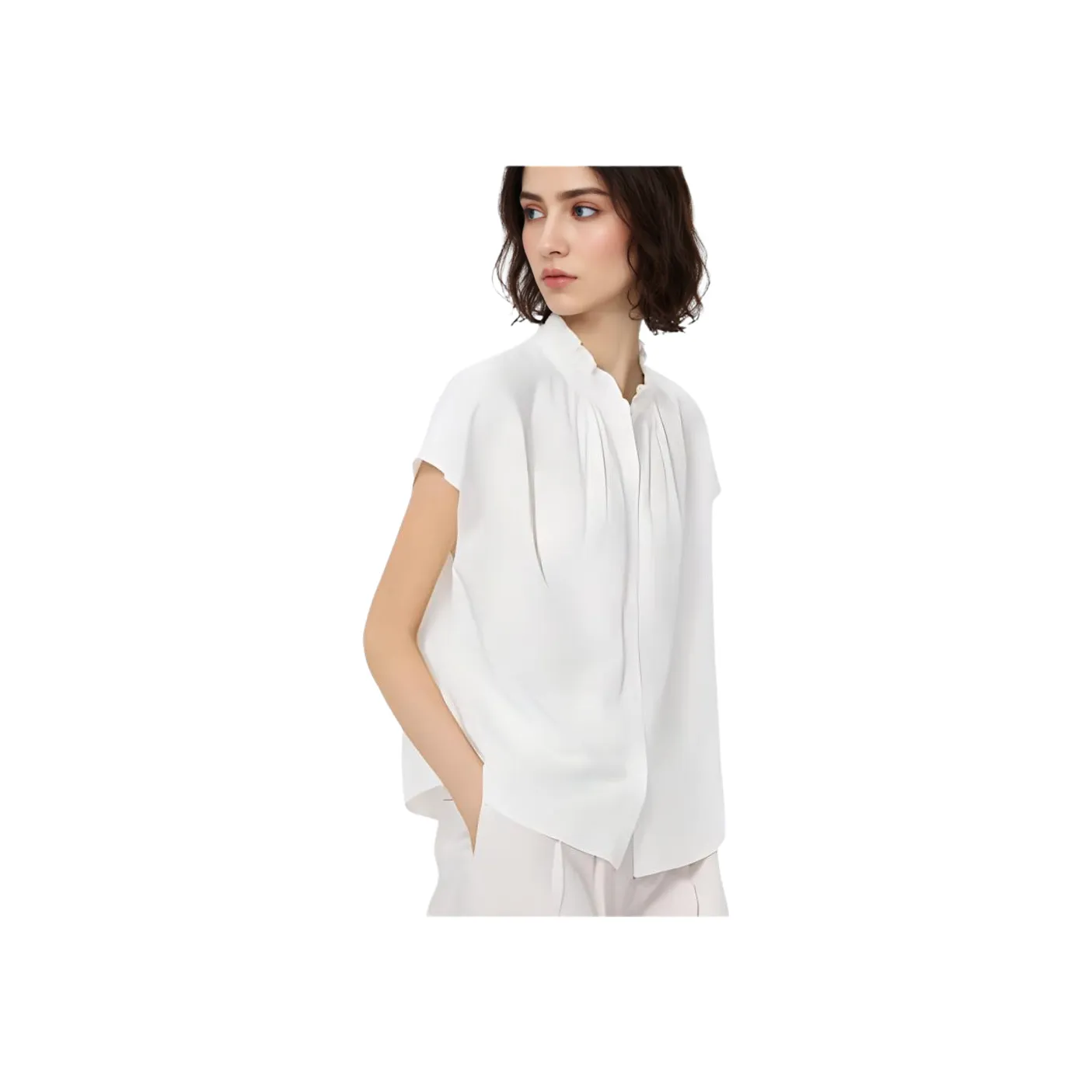 UNIQLO Comptoir Des Cotonniers Collaboration SS25 Shirt Women's Ecru
