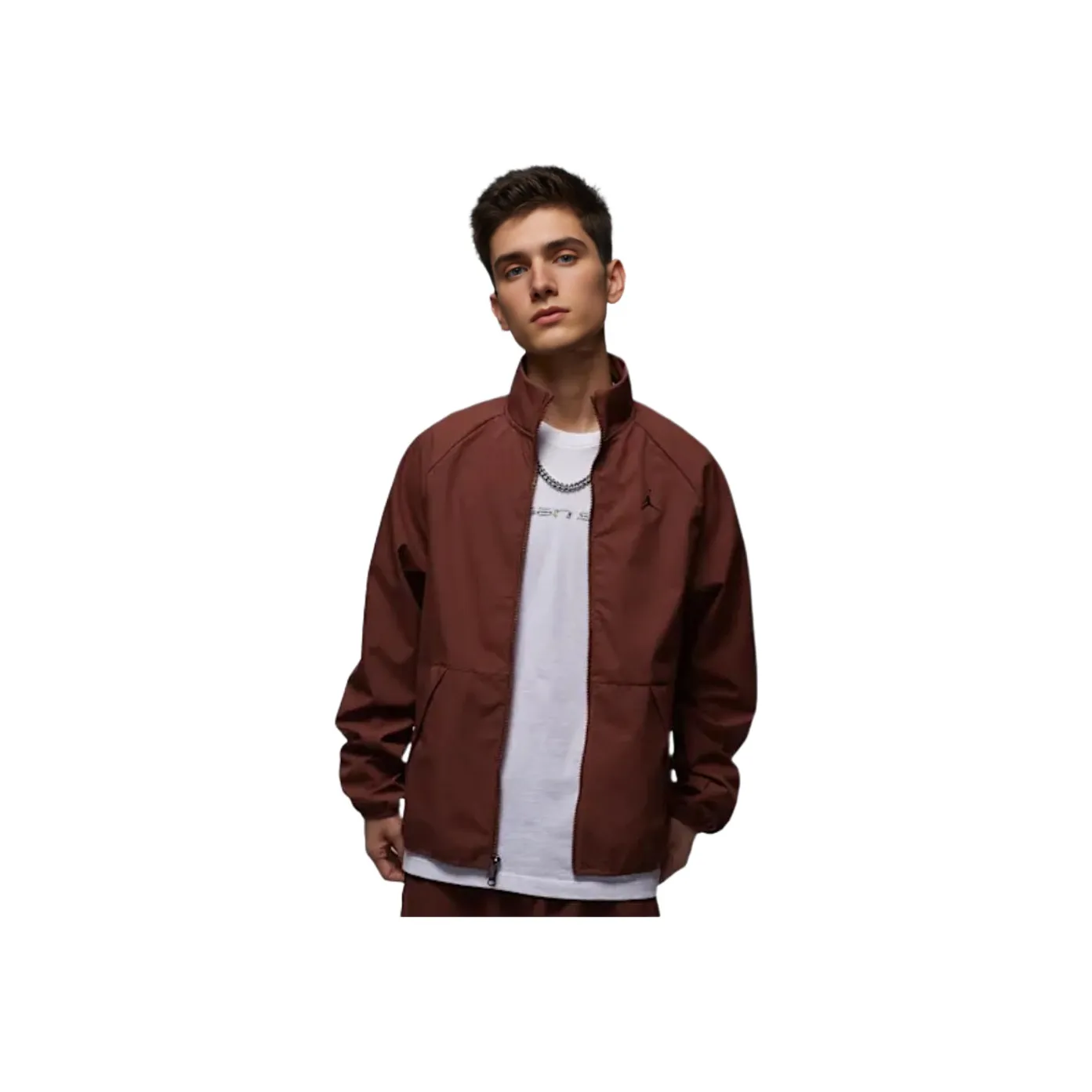 Jordan Sport Джем Куртка Мужская Пони Коричневый Черный