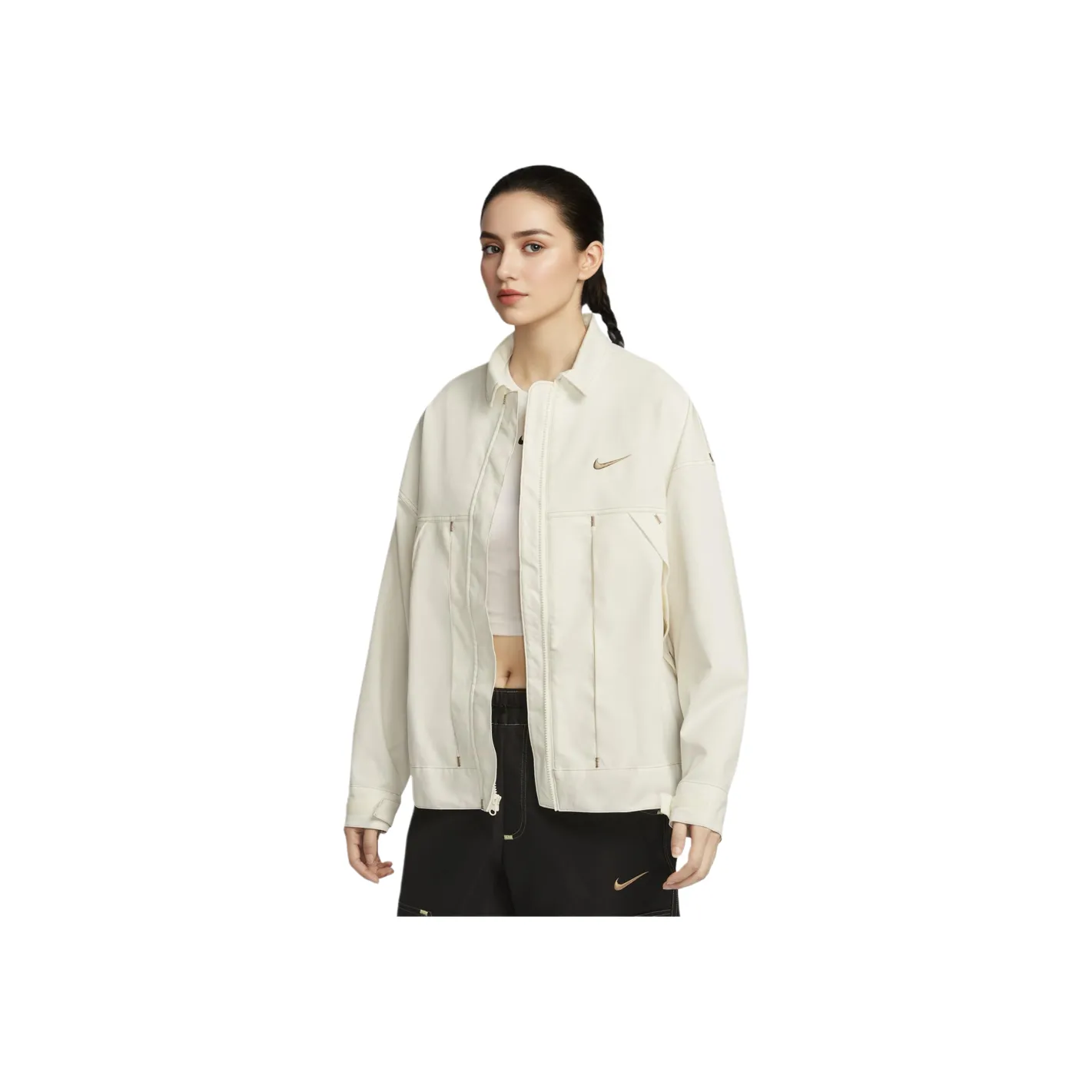 Nike Sportswear SS25 Куртка Женская Парус Белый