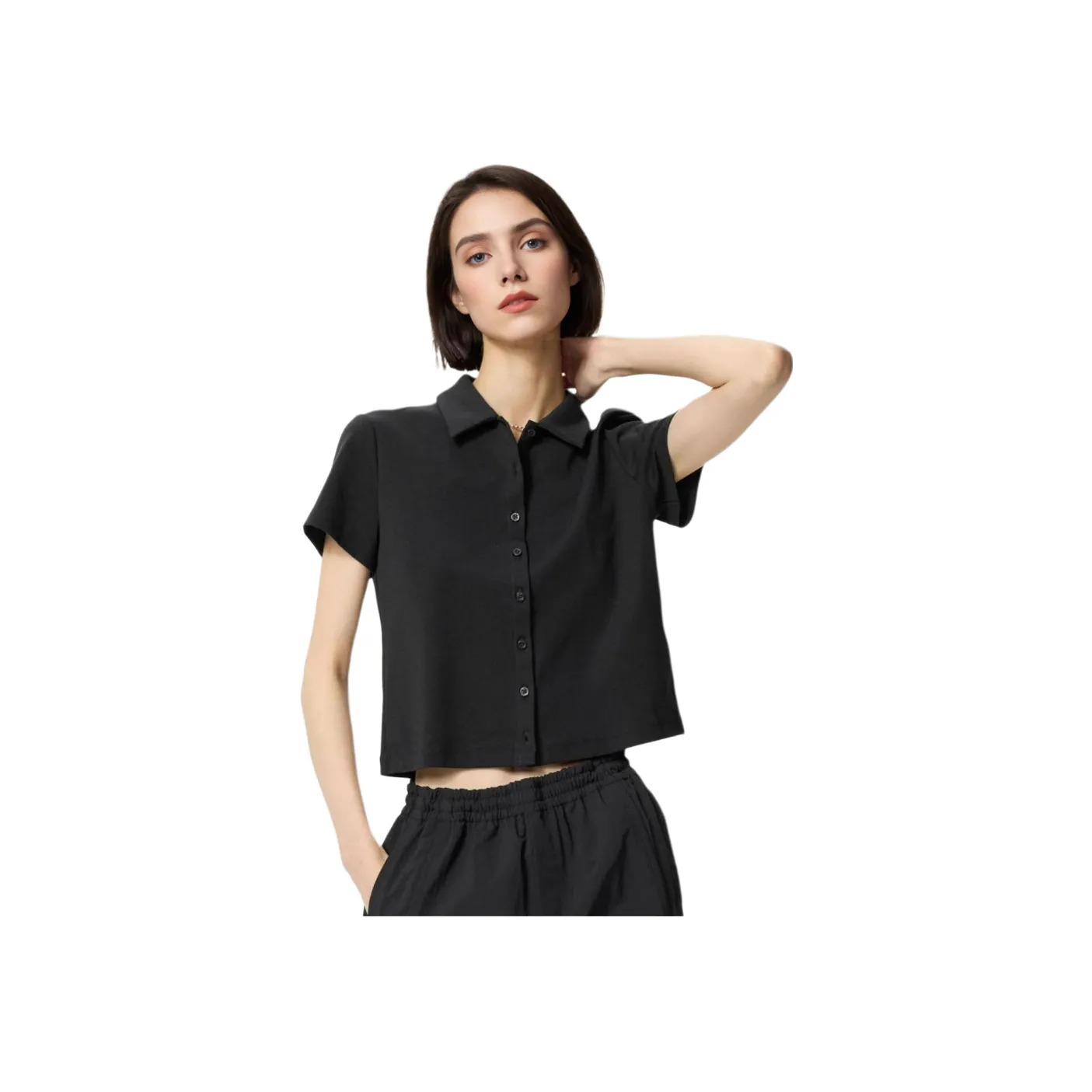 UNIQLO Polo Shirt Women's Black