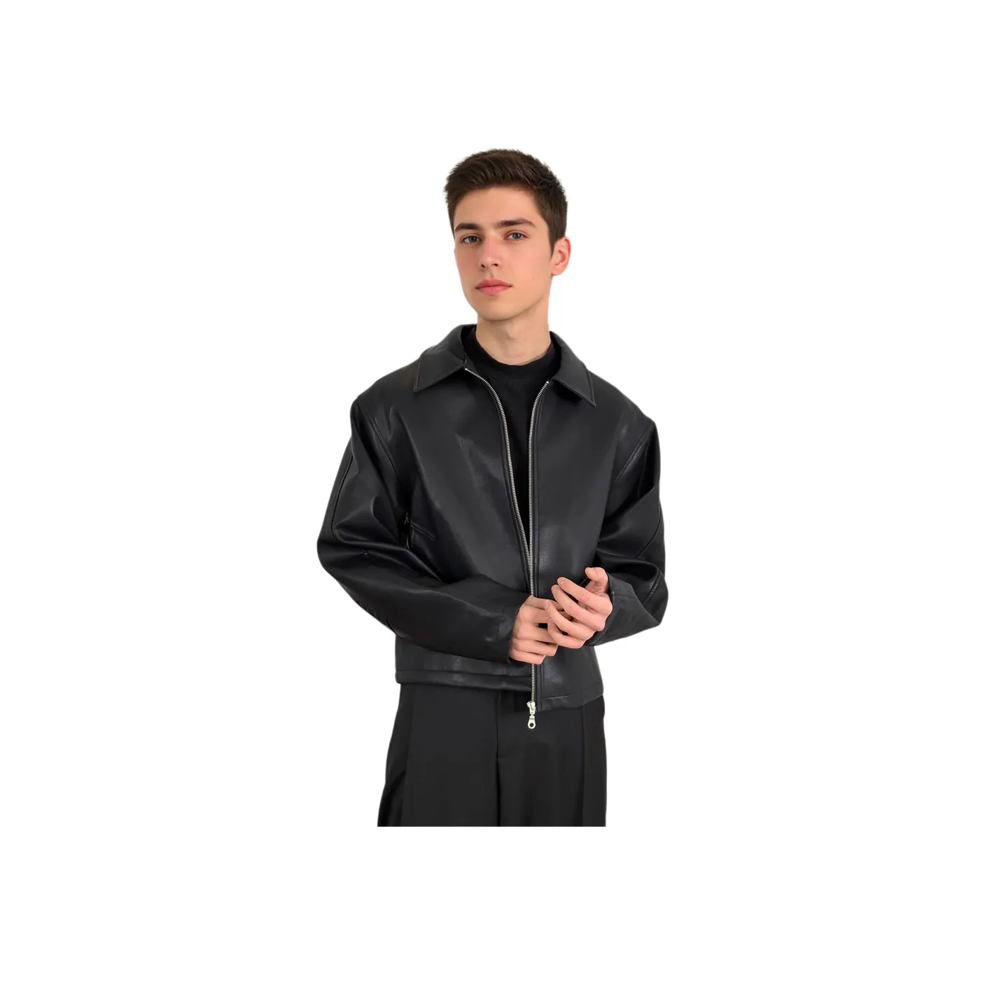 Pirkadat Leather Jackets Unisex Black