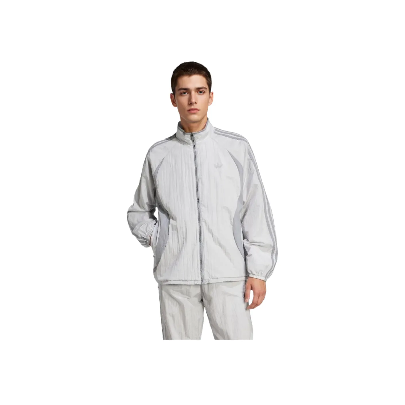 Adidas Originals ADICOLOR Series SS25 Куртка Мужская Светло-Серый Серый