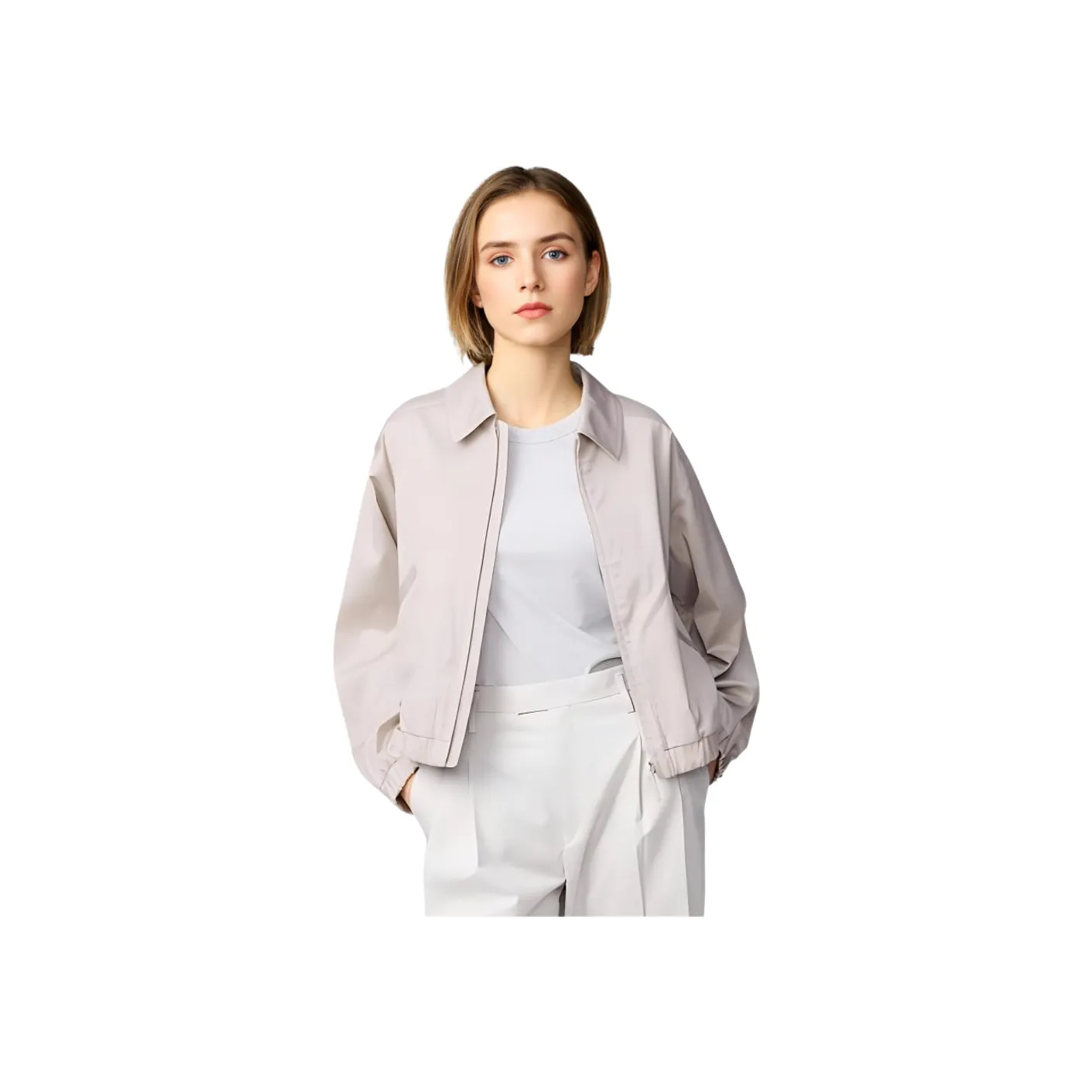 Uniqlo U Collection SS25 Куртки и Пальто Женские Бежевые