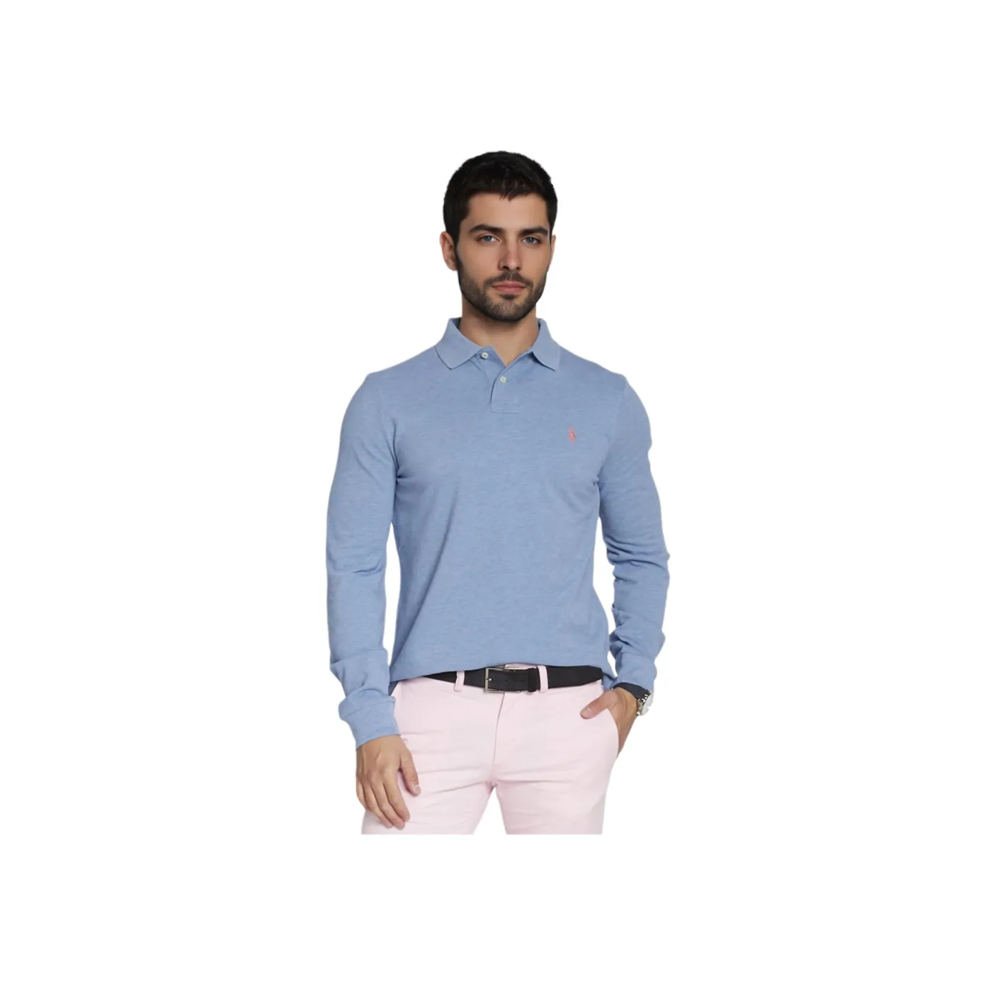 Polo Ralph Lauren FW23 Polo Мужской Светло-Синий