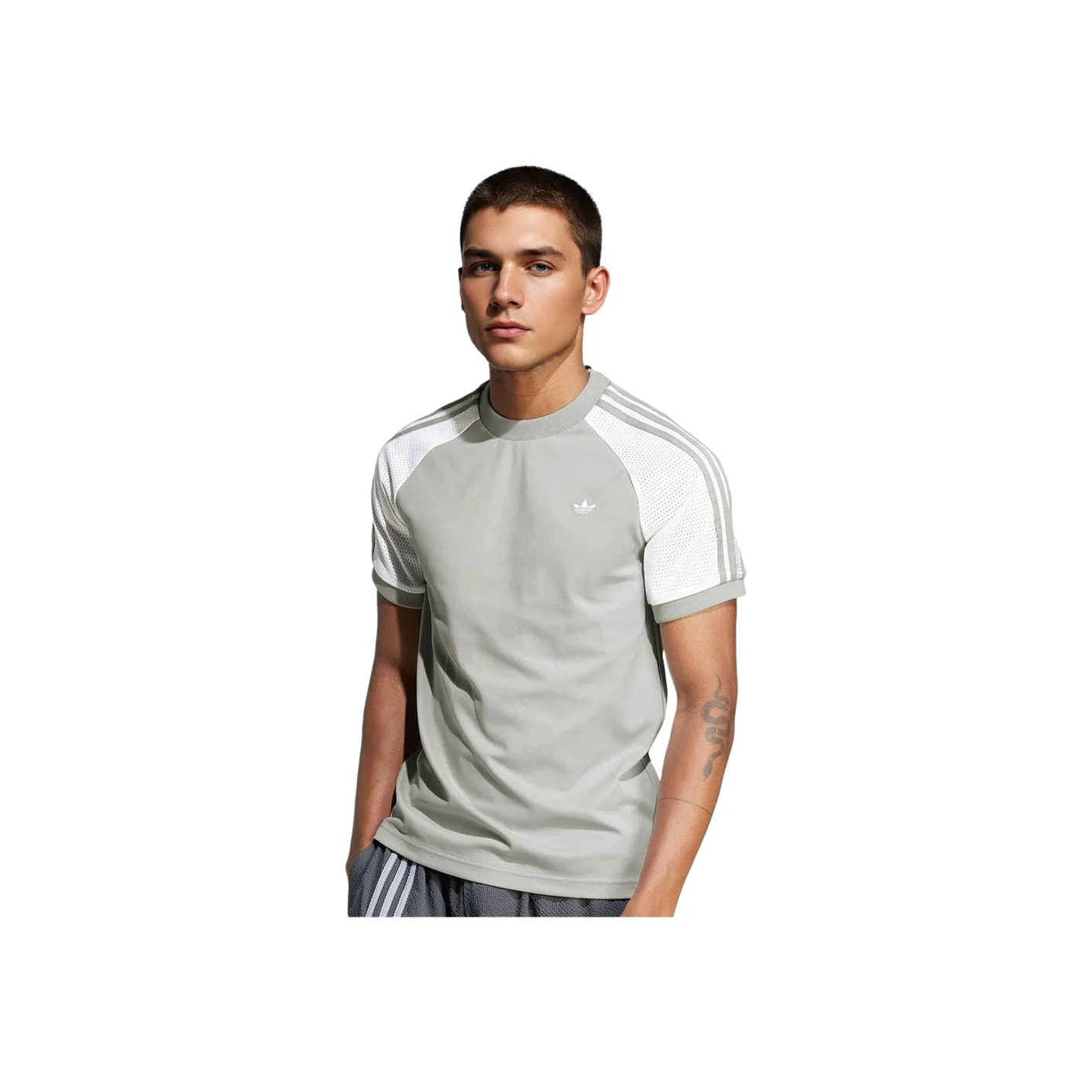 Adidas Originals Cali Tee T Shirts Men Light Khaki