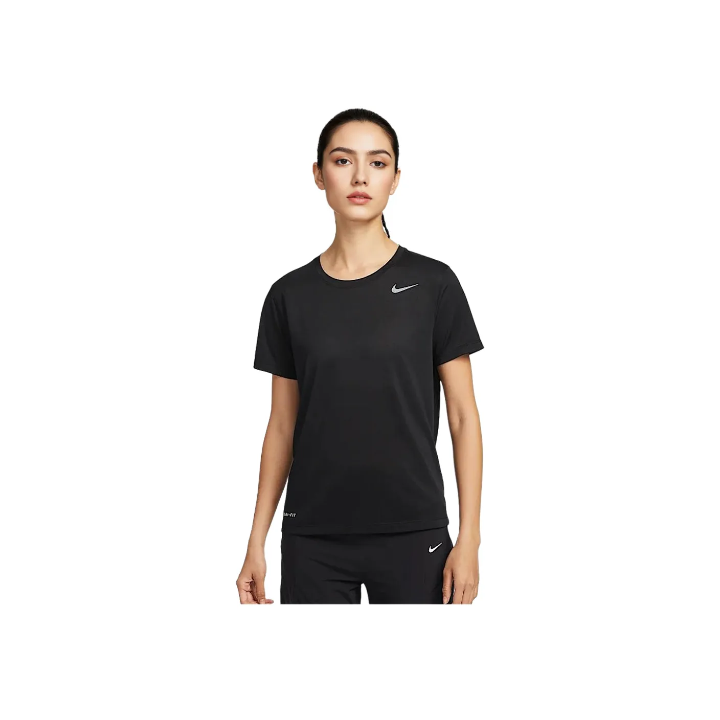 Nike Dri Fit T Shirts Women's Black