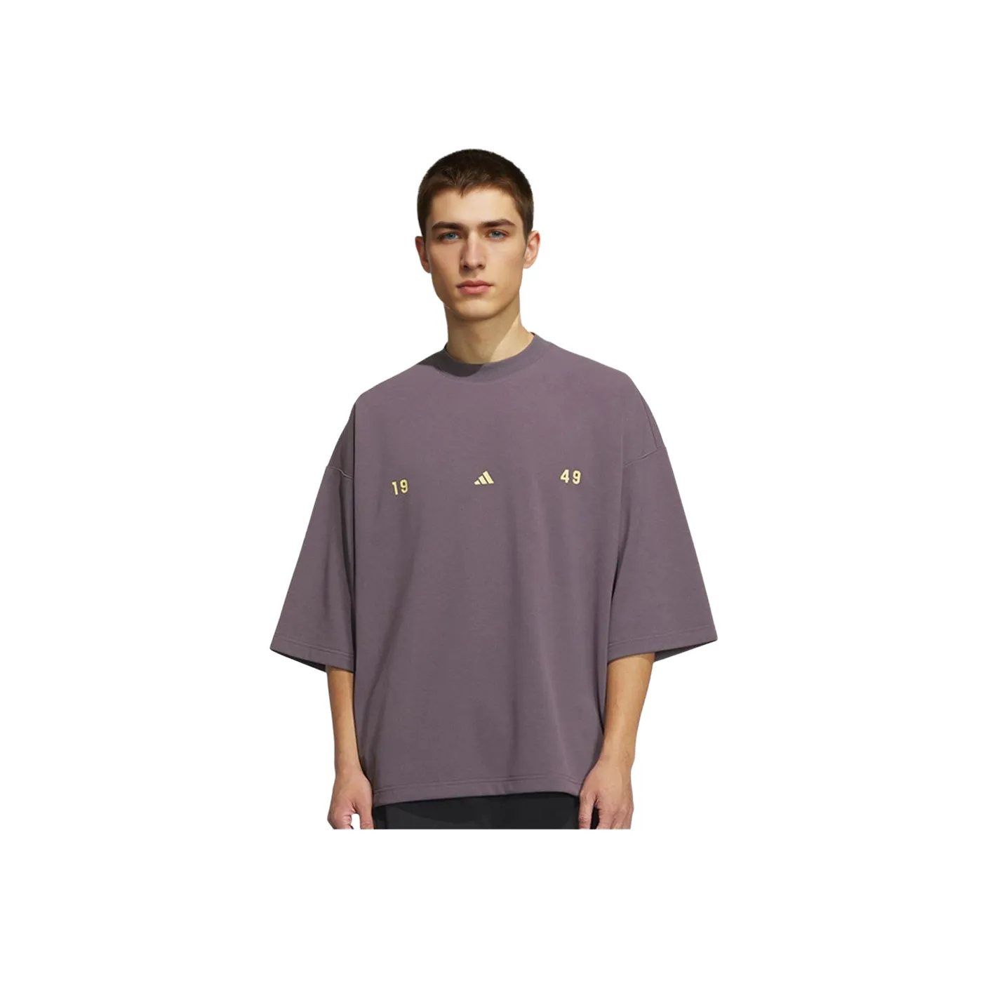 Adidas Lounge SS25 T-Shirt Мужской Фиолетовый