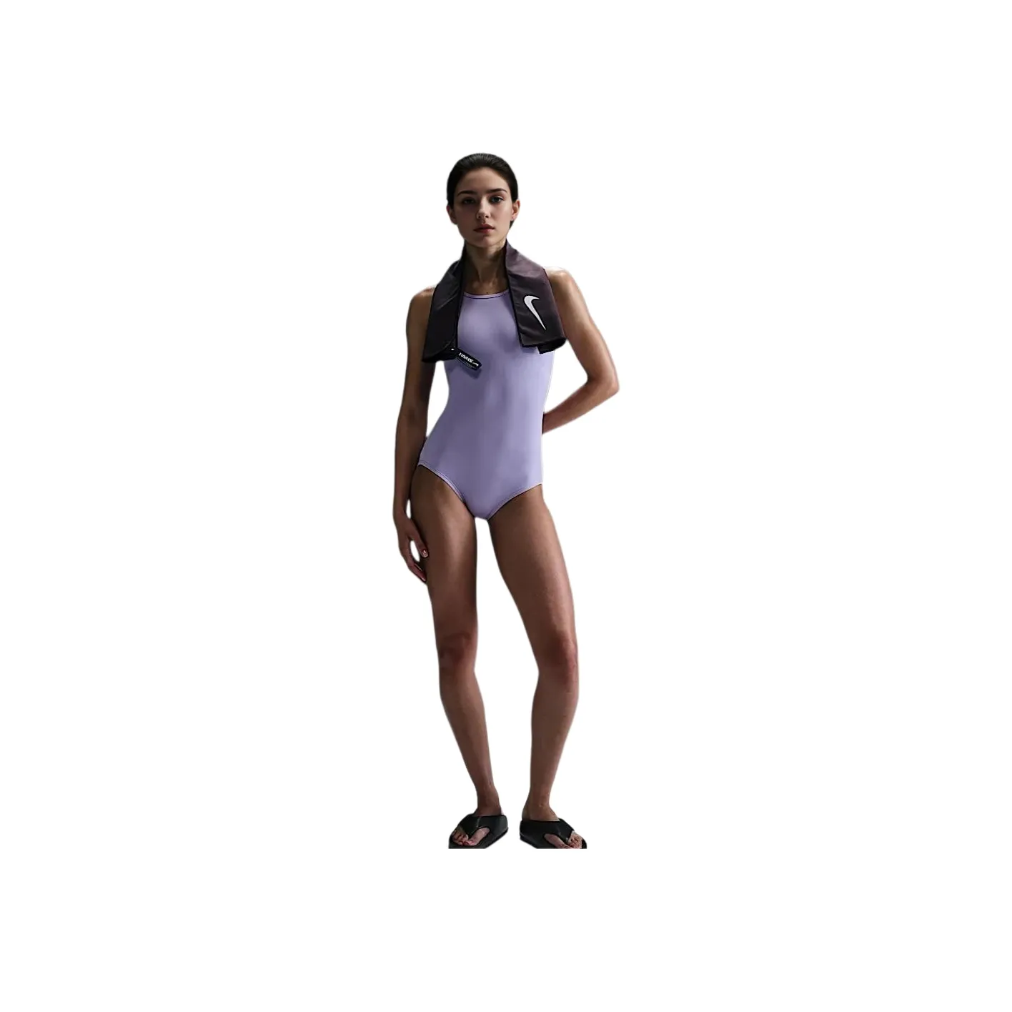 Nike Swim HydraStrong One piece Swimsuit Women's Hydrangea Purple/White