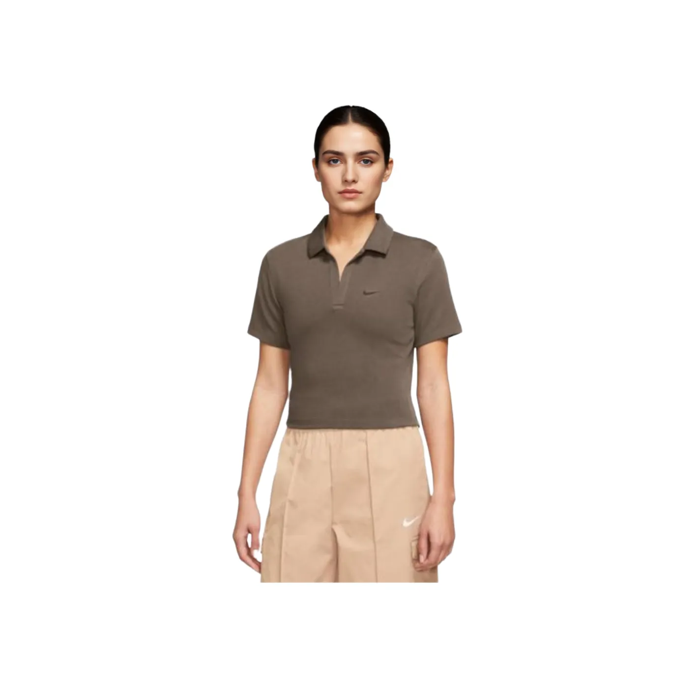 Nike Sportswear T-Shirt Женская Коричневая
