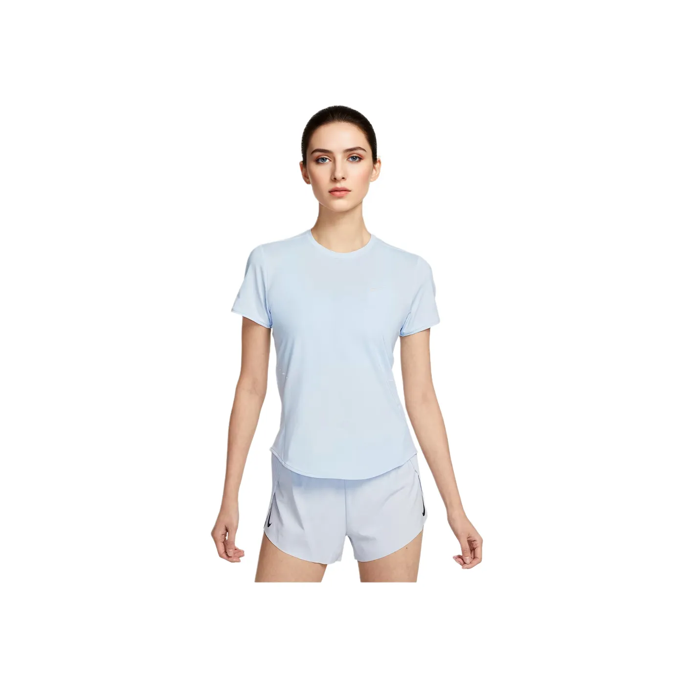 Nike Dri Fit SS25 Стандартная T-рубашка Женская Синяя