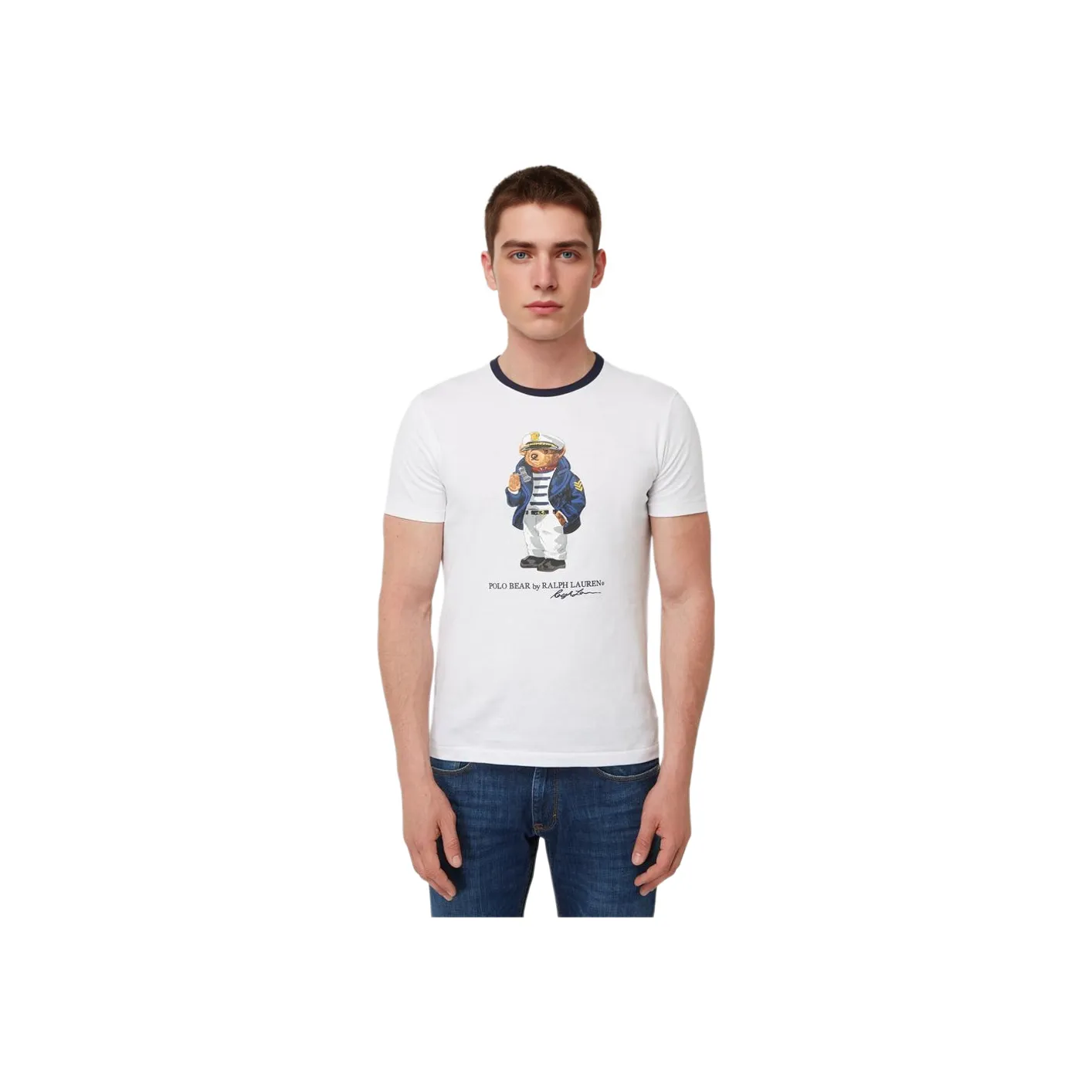 Polo Ralph Lauren SS24 T Рубашка Мужская Белая
