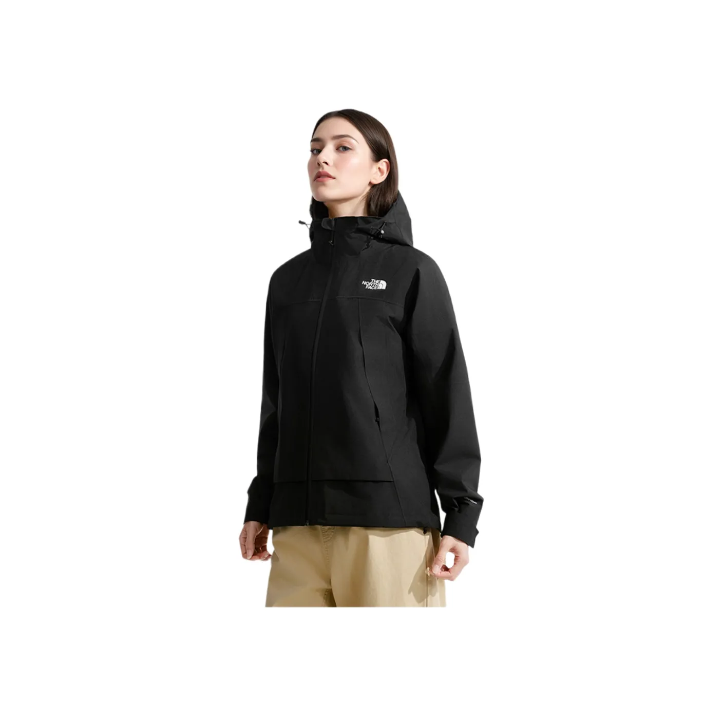 THE NORTH FACE Dryvent Hiking Outdoor Adventure Waterproof Windbreaker Women's Космический Черный
