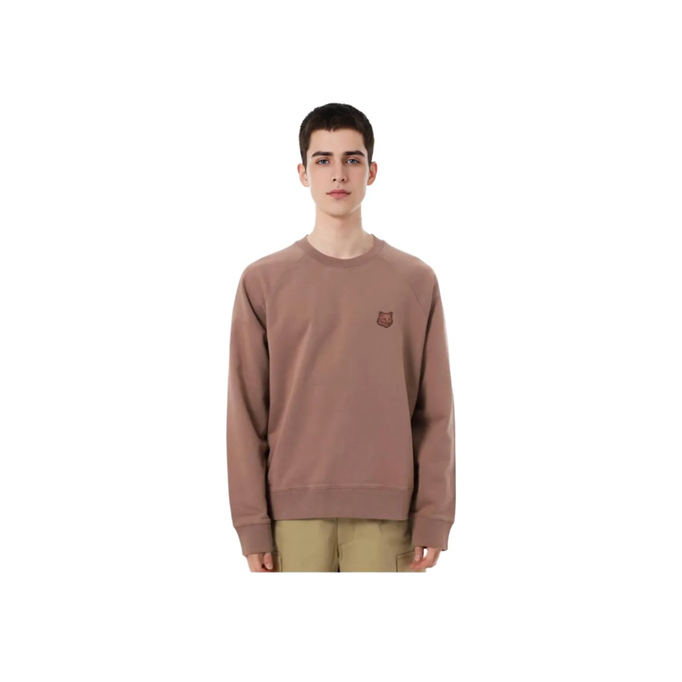 Maison Kitsune Толстовка Мужская Коричневая