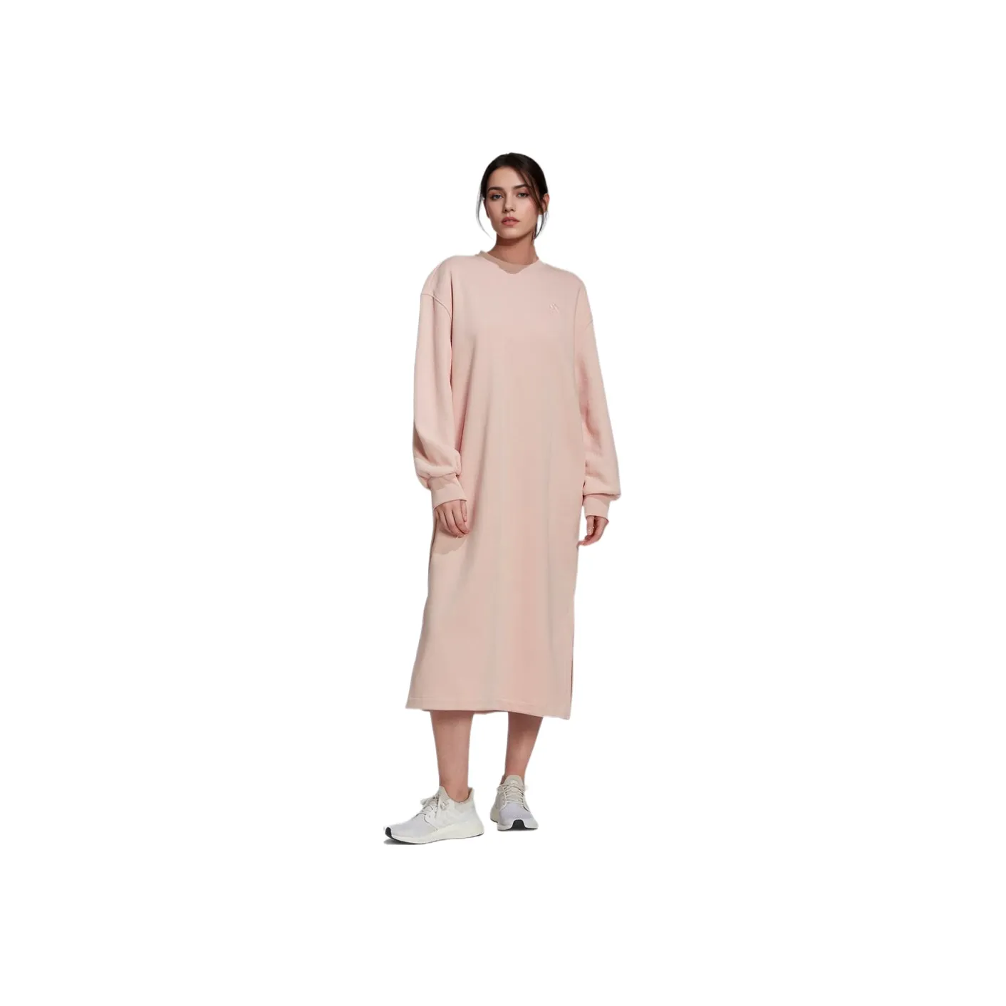 Adidas Long-Sleeved Dresses Women's Pink