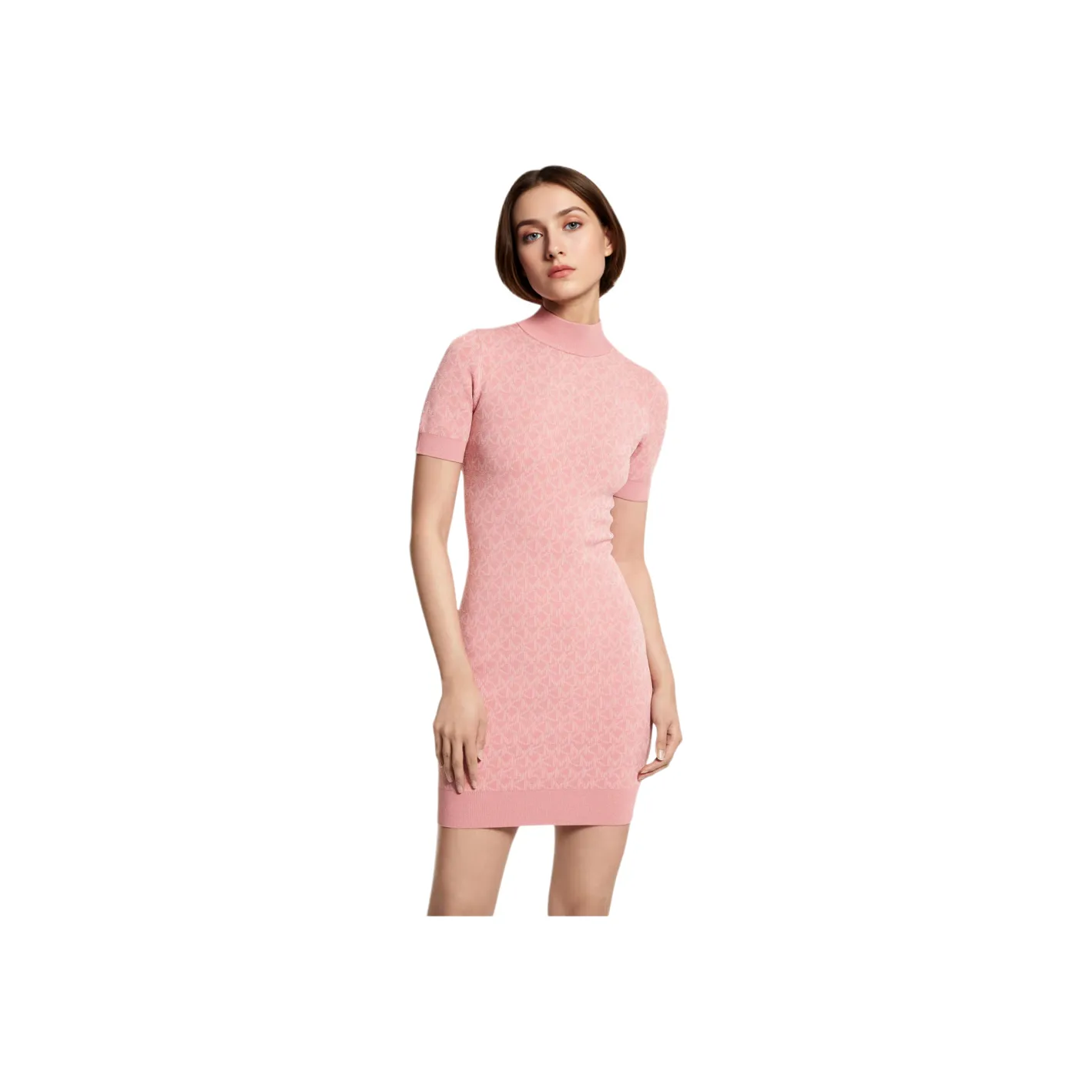 MICHAEL KORS Short Sleeved Dresses Women's Dark Rose Pink