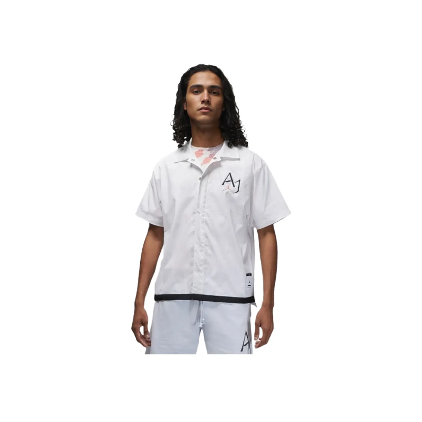 Джордан Белый Мужские Рубашки