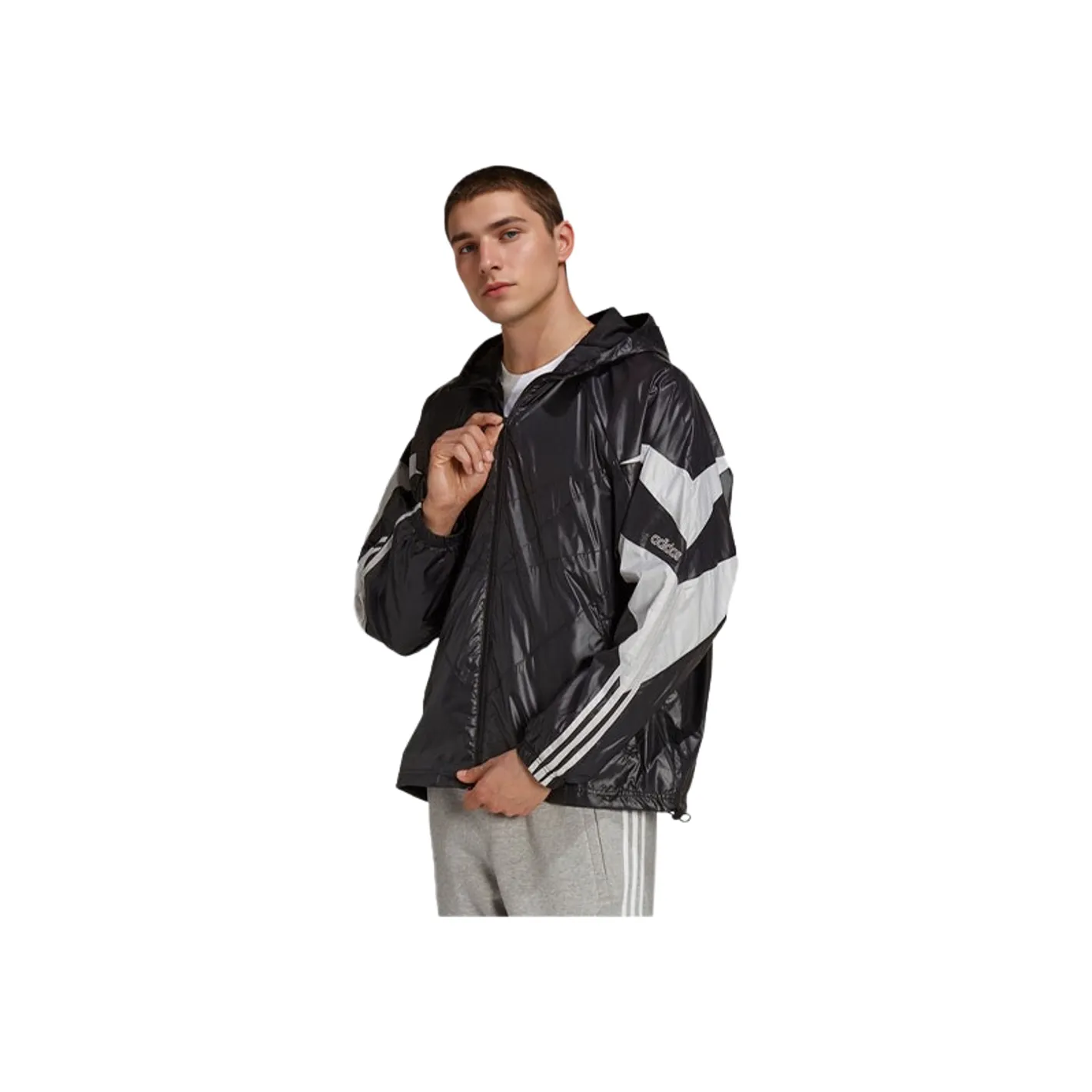 Adidas Originals SPRT SHARK Puffer Jackets Men Black