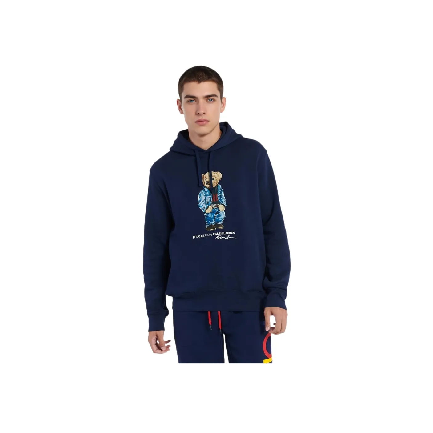 Polo Ralph Lauren Bear Printed Drawstring Hoodie