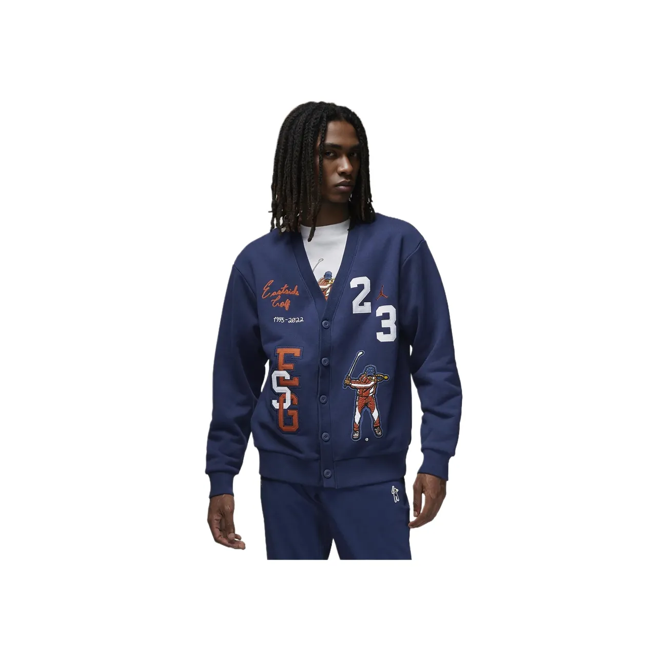 Jordan Eastside Golf Knitwear Men Dark Blue