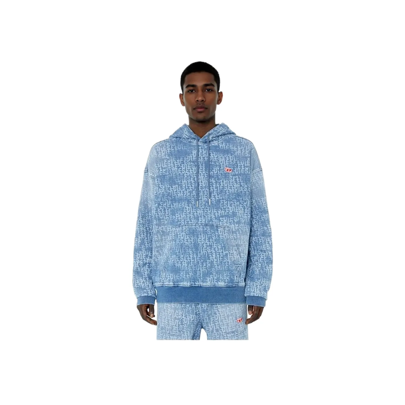 DIESEL Синий Мужской Свитшот