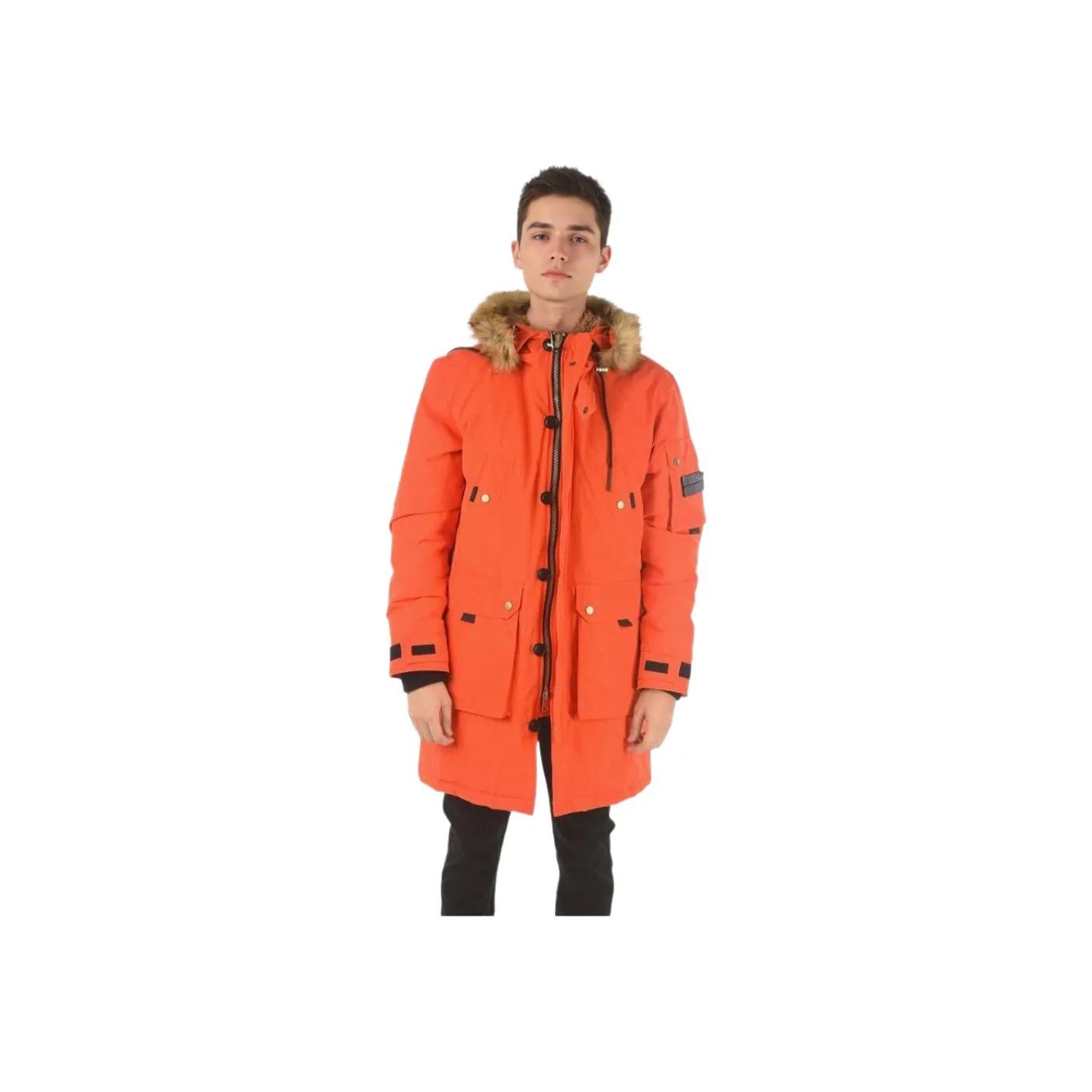 DIESEL Jackets Men's Orange